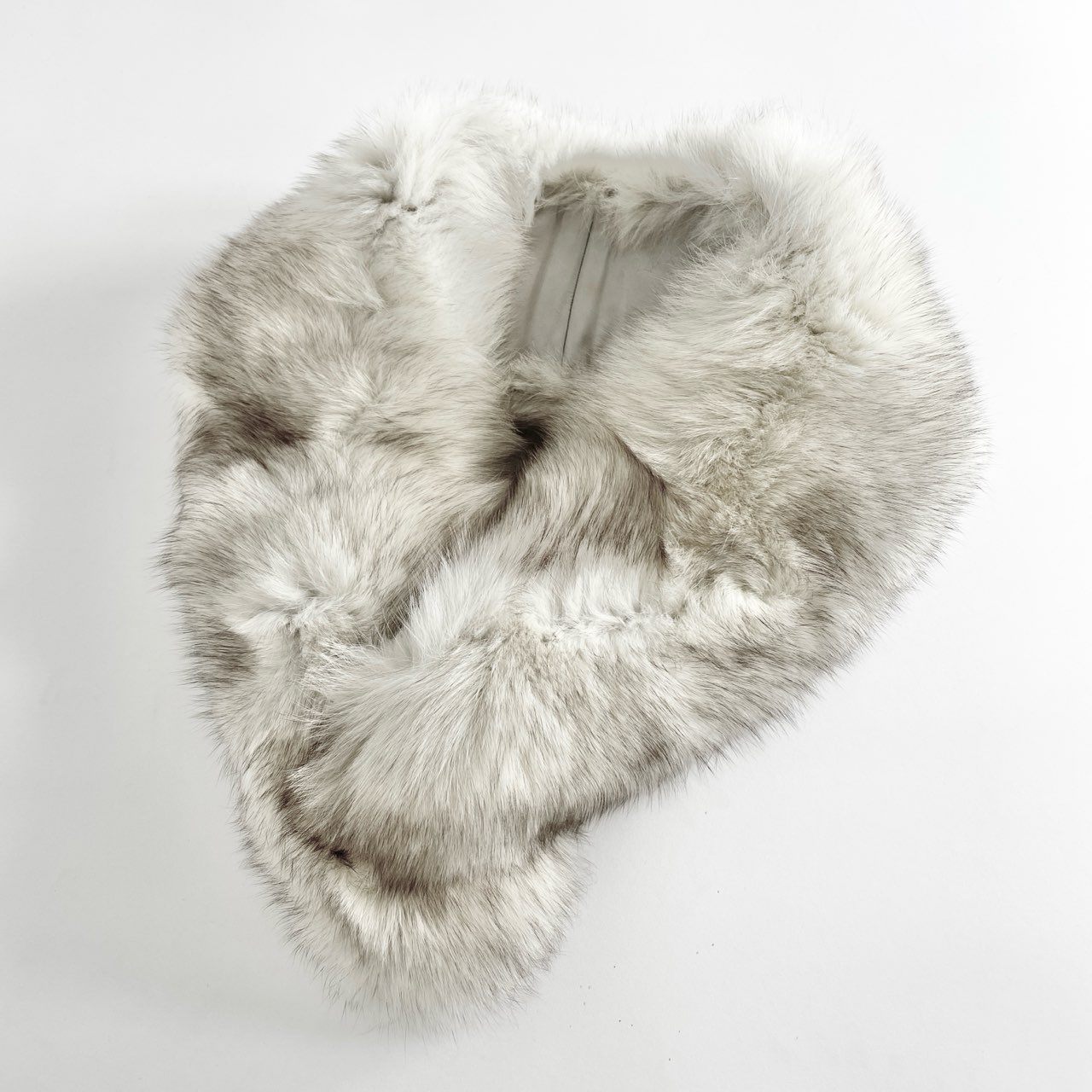 36d24 SAGA FOX サガフォックス ボリューム◎ ティペット 襟巻 2本セット ホワイト系 フォックスファー レディース