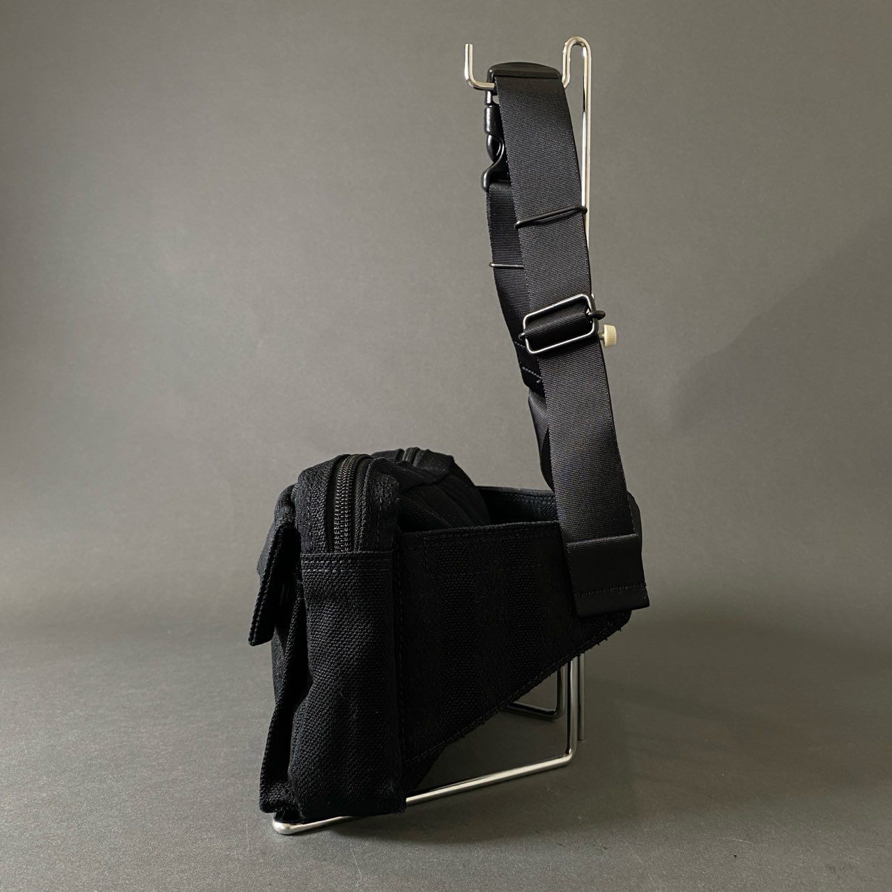 Ag17 PORTER ポーター 70th anniversary ウエストバッグ 70周年限定 ブラック ストライプ ポーチ