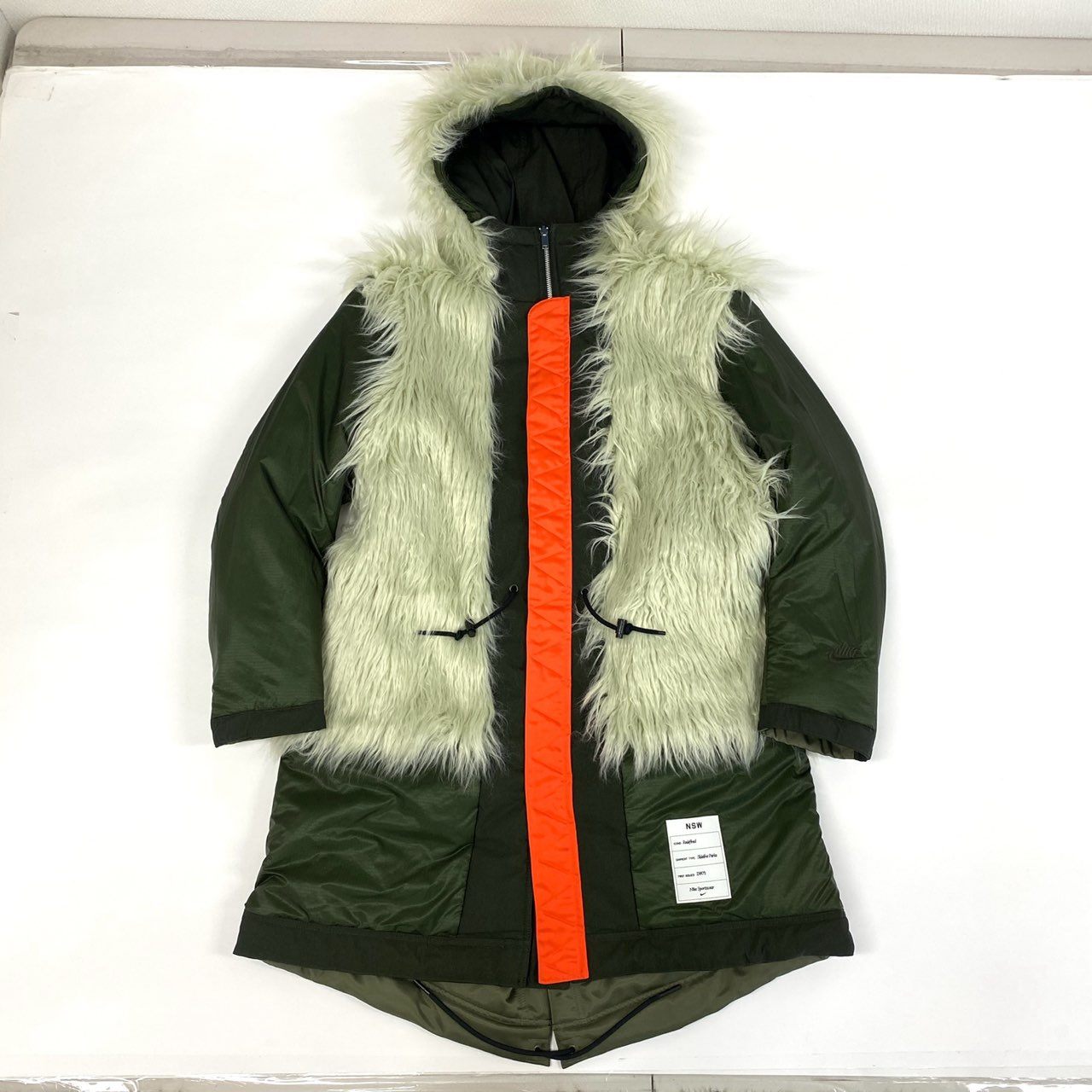 20f19 NIKE TF WHITE SPACE PARKA ホワイトスペースパーカ リバーシブル N-3B モッズコート ミリタリージャケット 大きいサイズ DD6776-355 2XLサイズ カーキ