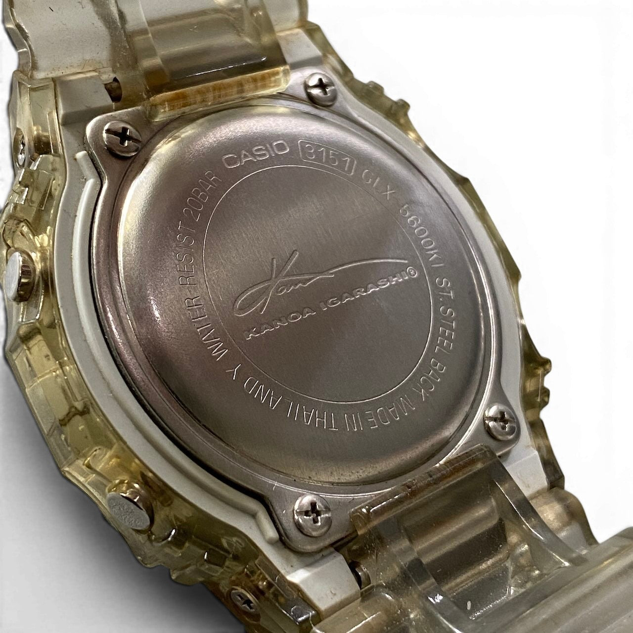e4 CASIO G-SHOCK カシオ ジーショック KANOA IGARASHI 五十嵐カノア コラボ 腕時計 G-LIDE シグネチャーモデル GLX-5600KI クリア メンズu02t