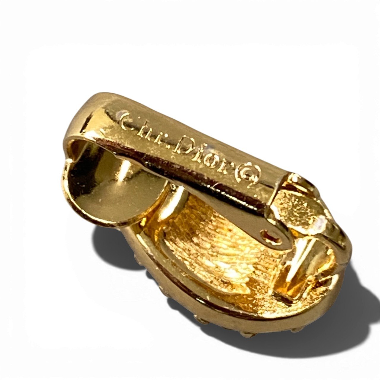 c4 Christian Dior クリスチャンディオール ドロップラグジュアリーイヤリング ゴールド ラインストーン Drop Luxury Earringt18rt18r