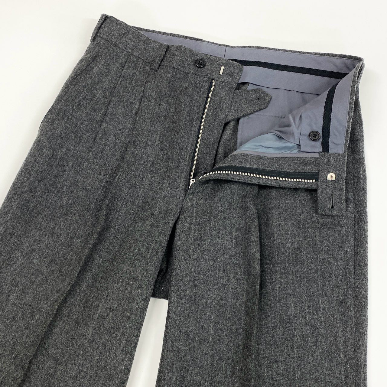 79j9 MEN’S TENORAS メンズティノラス スリーピース スーツセットアップ ダブルプレスト テーラードジャケット ジレ スラックス XL グレー メンズo07t