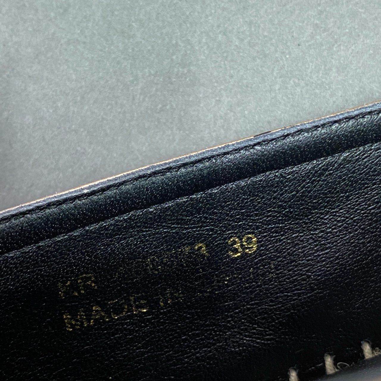 12c19 【日本未入荷】 SAINT LAURENT サンローラン YSL エスパドリーユ スリッポン シューズ 39 ピンク レザー メタリック フラットシューズ スペイン製 箱有り