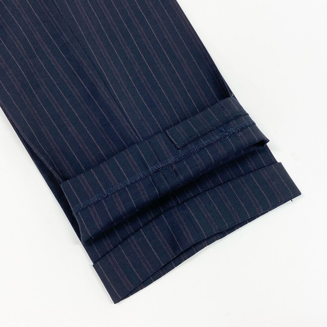 23l14 Paul Smith ポールスミスLoroPiana ロロピアーナ生地 4シーズン 裏地花柄 総柄 2B シングルスーツ セットアップ サイズM ネイビー メンズ 紳士 通年