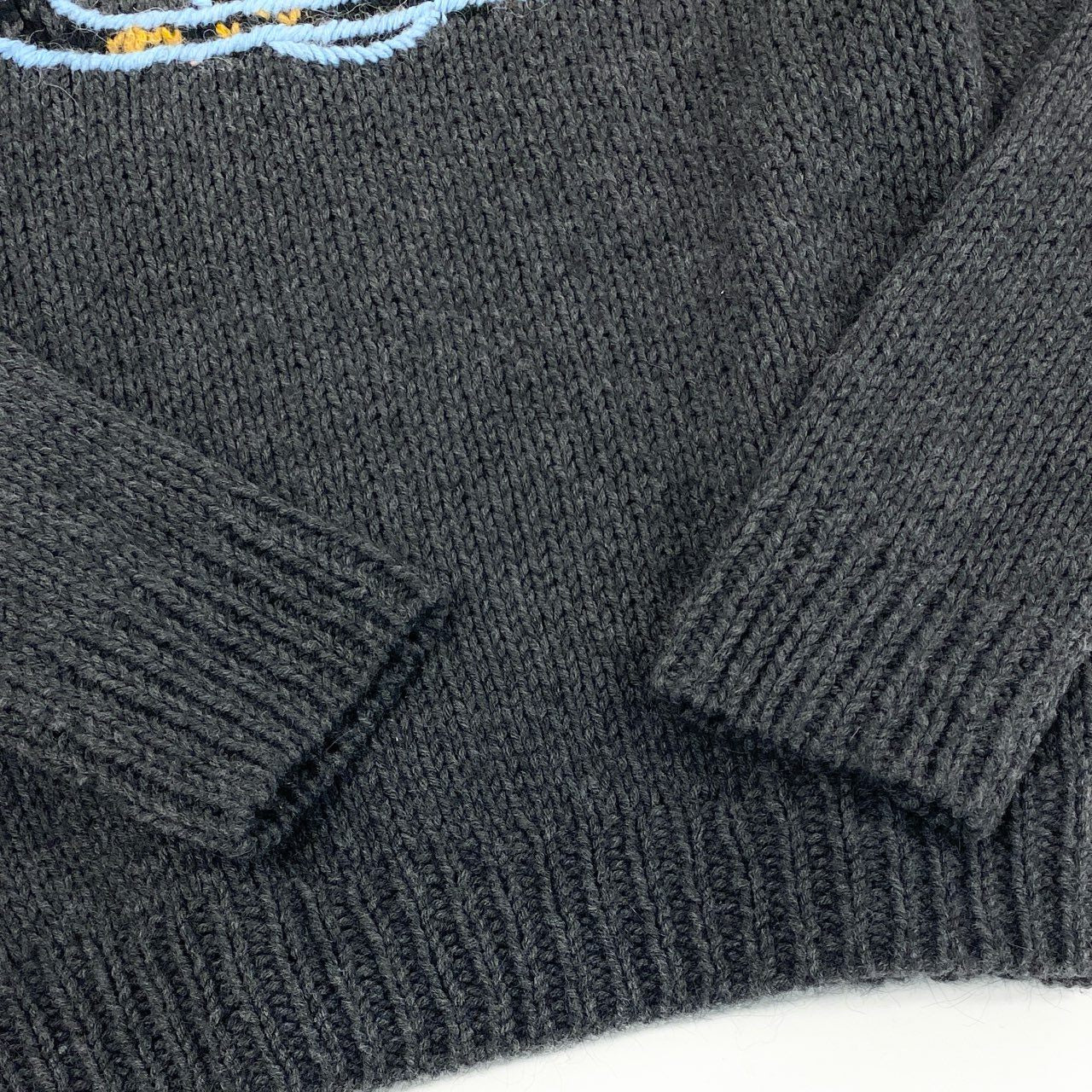 46e9 Vivienne Westwood MAN ヴィヴィアンウエストウッド メン ORB オーブ ラフリーニット ニットセーター サイズ44 グレー メンズ トップス WATERCOLOR ORB