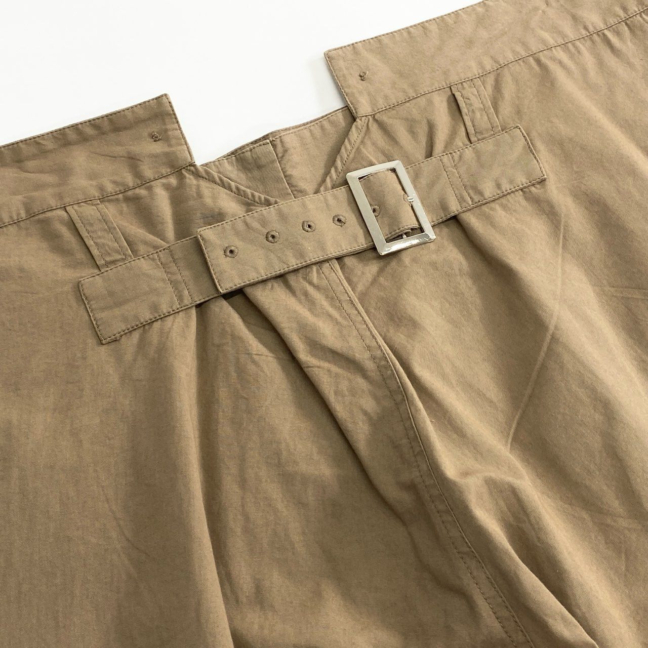 39c23 《未使用》 定価¥19,800 SEEALL シーオール MINER PANTS マイナーパンツ 44 ベージュ タグ付き SAU23 PT382