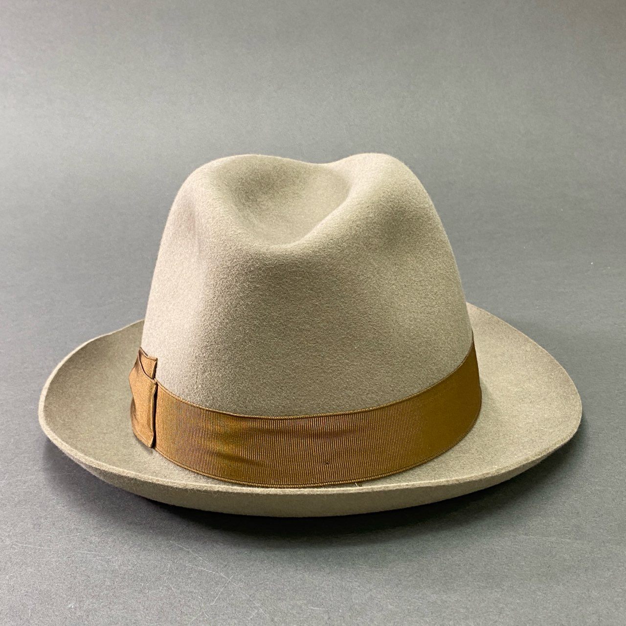 b17 Borsalino ボルサリーノ 1857 ALESSANDRIA イタリア製 ラビットウールハット 60 ベージュ ANTICA CASA 帽子