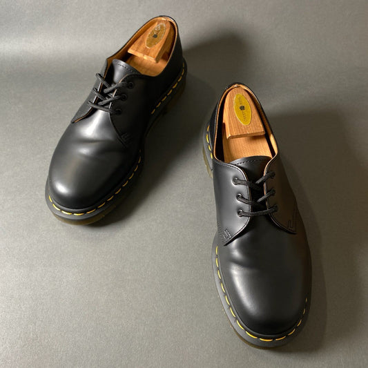 8g28 Dr.Martens ドクターマーチン 3ホールブーツ レザーシューズ 1461 59 US9 ブラック レザー メンズ 男性用 靴