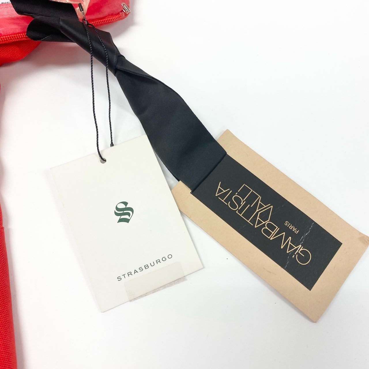 80j17 GiAMBATTISTA VALLi ジャンバティスタバリ 定価¥217.000 イタリア製 フレンチスリーブ ワンピース 膝上 パーティー 背中あき◎ レディース 女性用 40 レッド シルク100u02t
