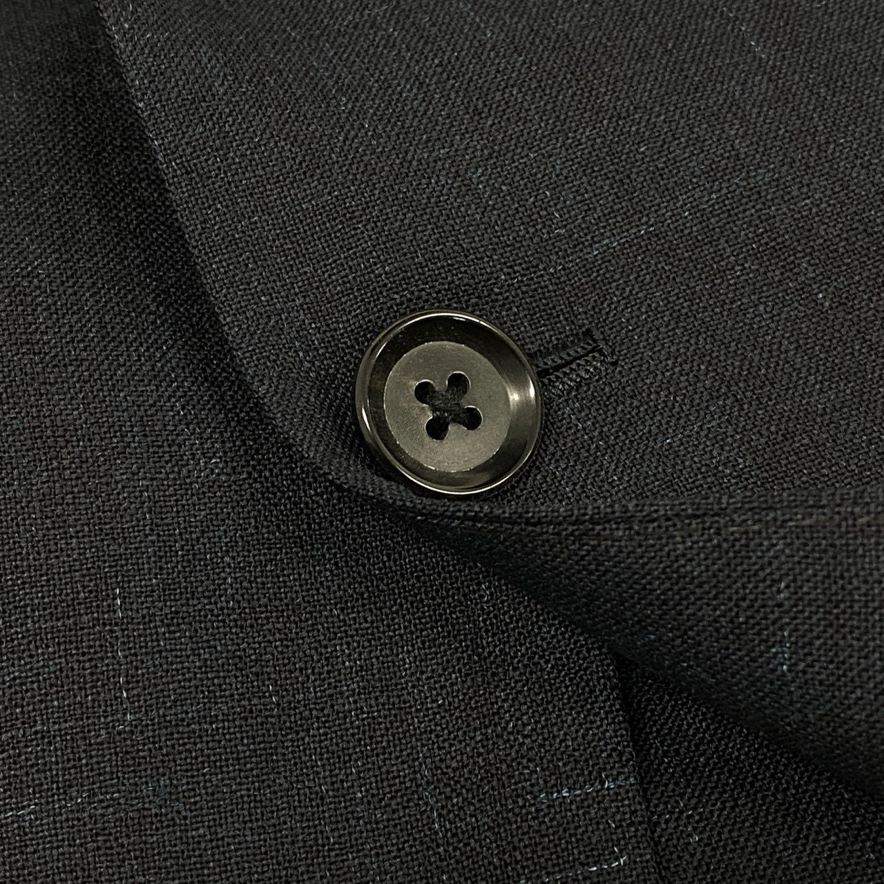 55f16 RING JACKET MEISTER リングヂャケット マイスター シングルスーツ セットアップ テーラードジャケット/スラックス サイズ52 ネイビー ウールシルク メンズ