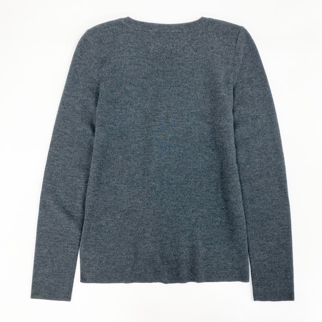 34d4 《美品》 FOXEY フォクシー グレースウール ニット セーター トップス 31882 サイズ38 グレー ウール100% レディース 日本製
