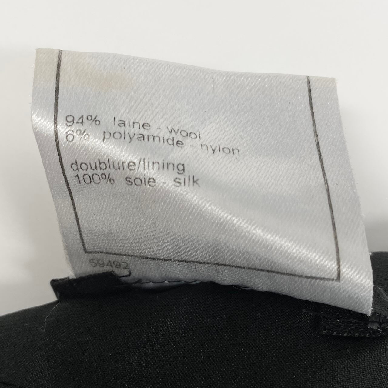 e11 CHANEL 2003FW ツイードタイトスカート ココマーク P21568V12438 94305 38サイズ ブラック レディース 女性用k02i