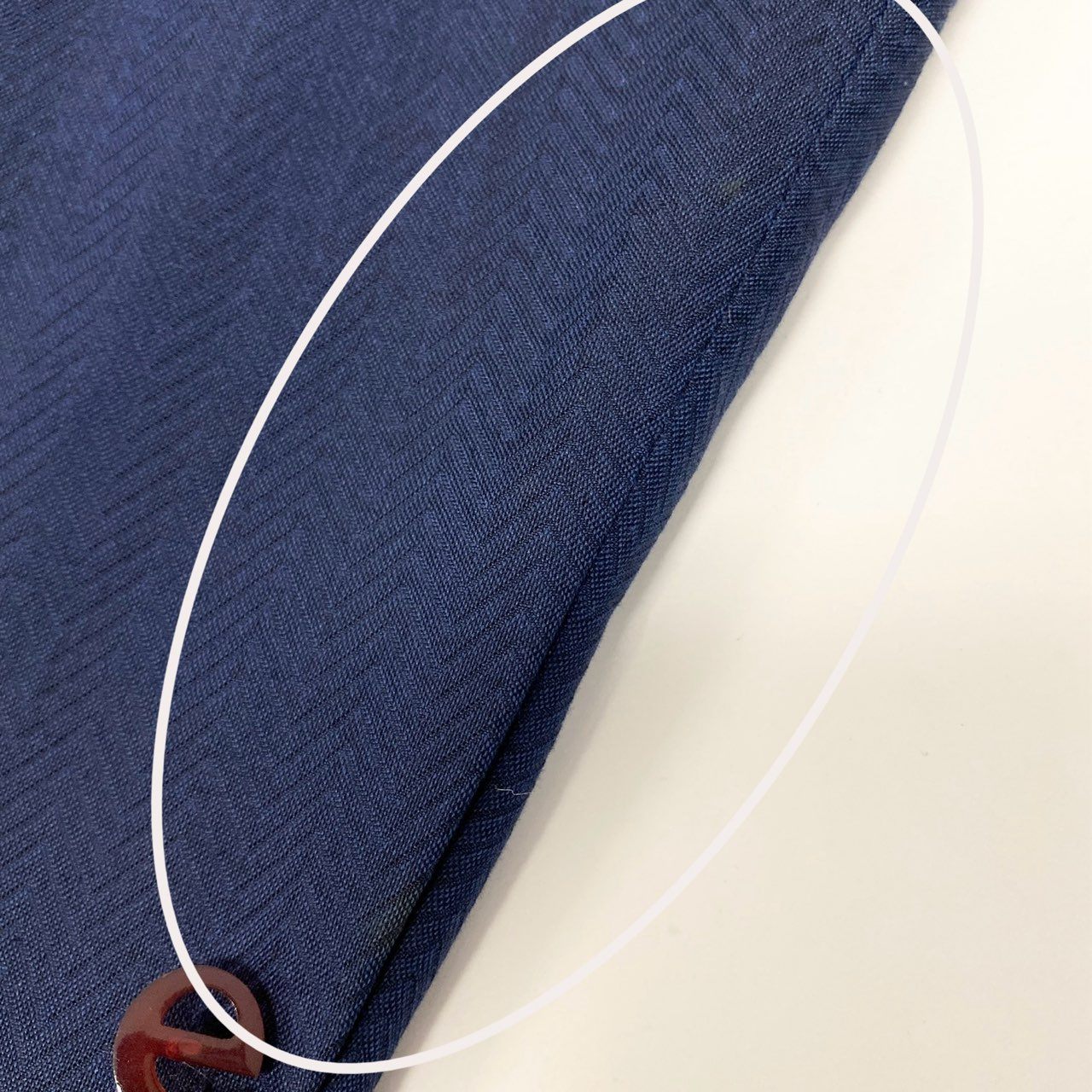 53b22 ernesto エルネスト テーラードジャケット アンコンジャケット ヘリンボーン サイズ46 ネイビー メンズ イタリア製u02t