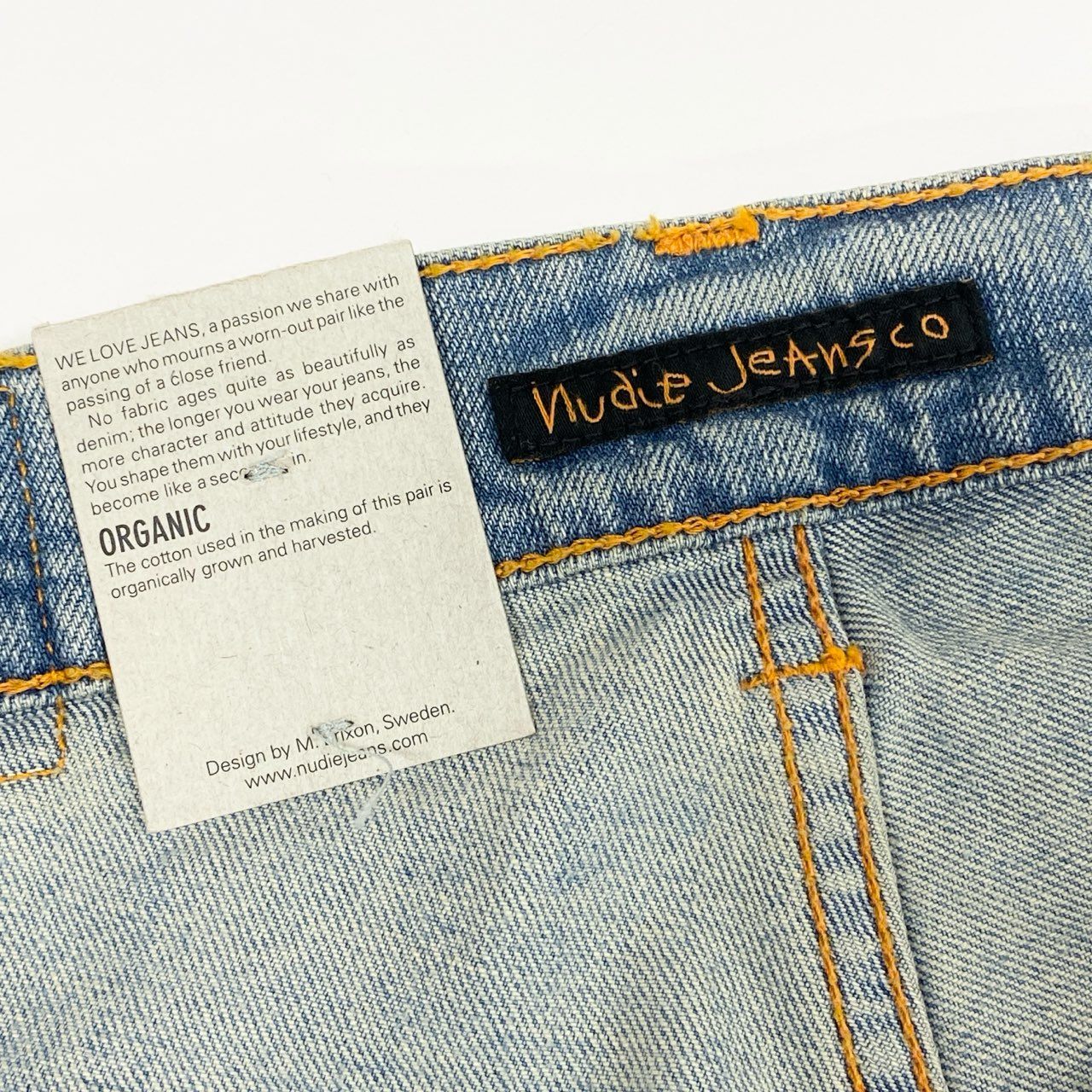 52e23 《未使用保管品》 タグ付 Nudie Jeans ヌーディージーンズ Thin Finn885 デニムパンツ ジーンズ ボトムス W30 L32 インディゴブルー コットン