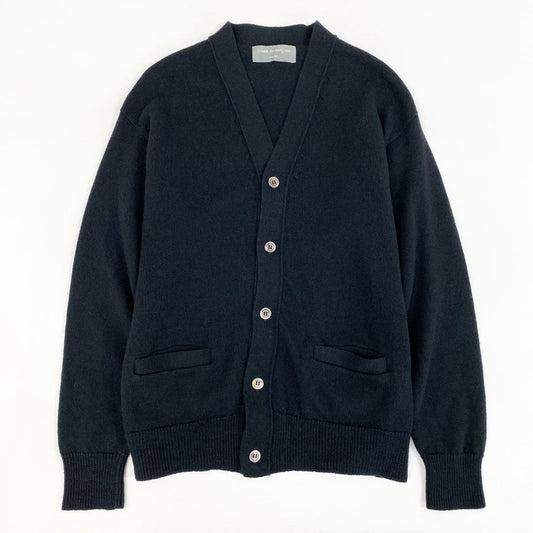 39d28 COMME des GARCONS HOMME コムデギャルソン 田中オム AD1998 ヴィンテージ カーディガン サイズM相当 ブラック メンズ アーカイブ