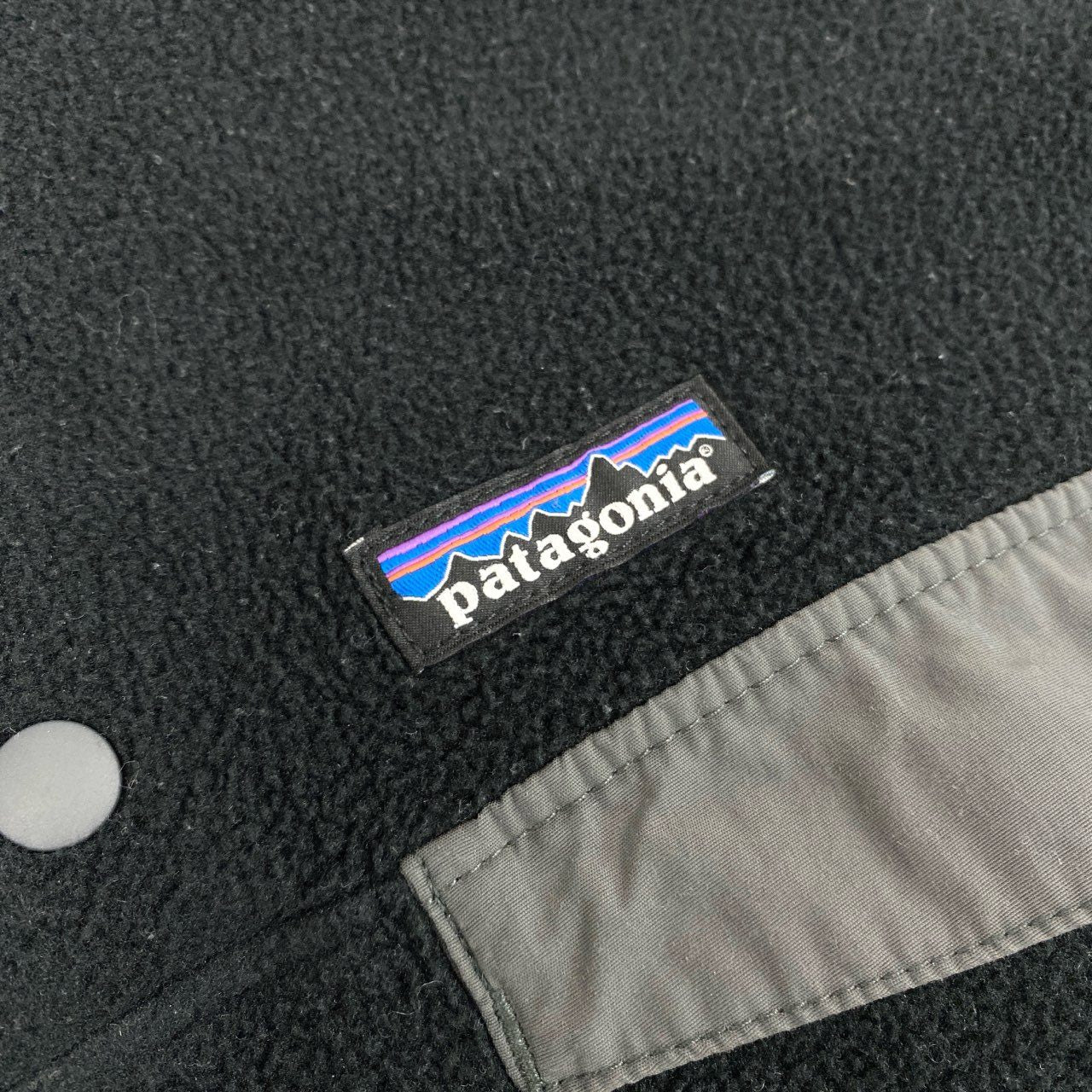 52h25 patagonia パタゴニア SYNCHILLA SNAP T シンチラフリーススナッププルオーバー ジャケット 25580SP18 XSサイズ ブラック メンズo07t