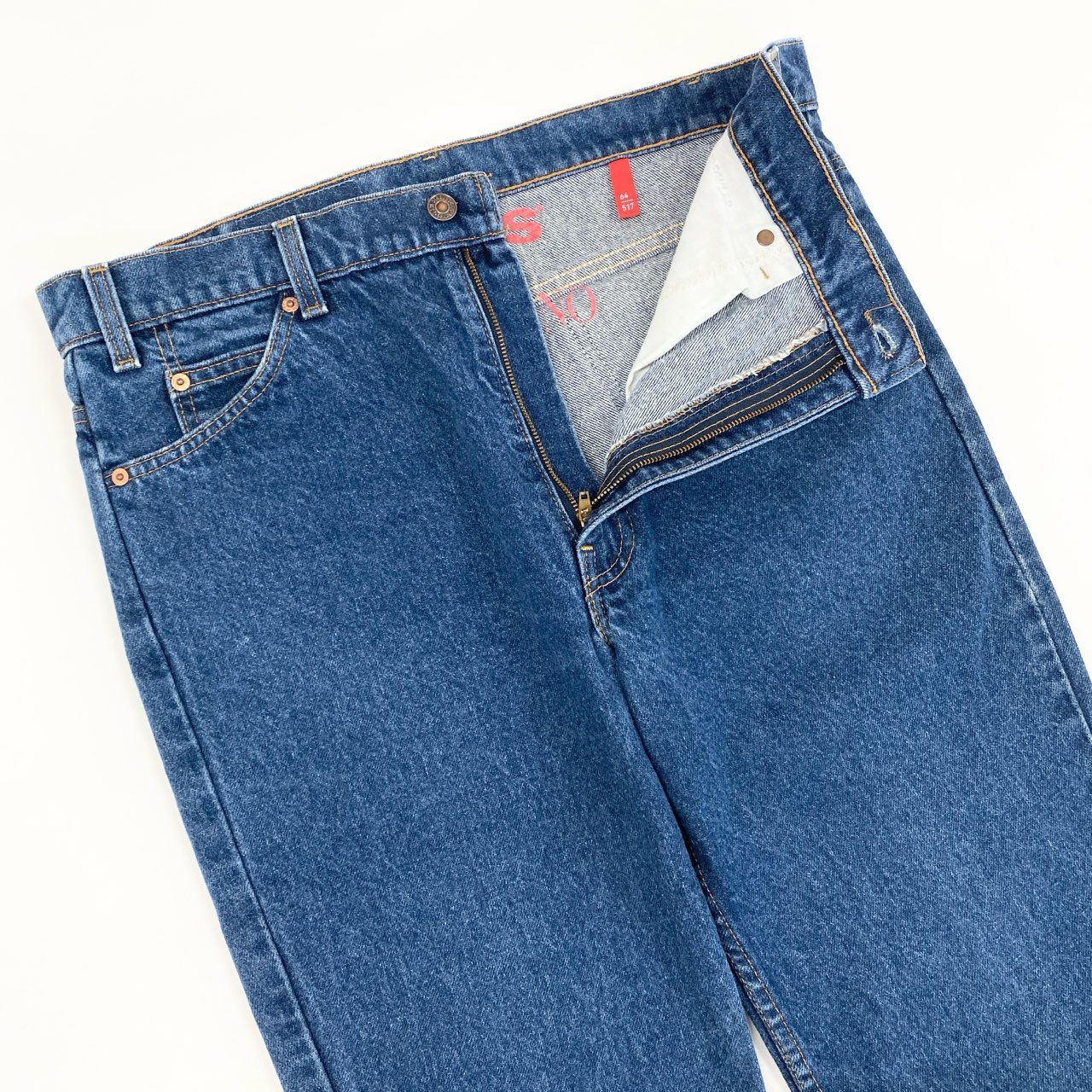 44h26 VALENTINO LEVI’S ヴァレンティノ リーバイス コラボ 517 デニムパンツ ジーンズ ボトムス 世界517本限定 W34 インディゴブルー コットン メンズo07t