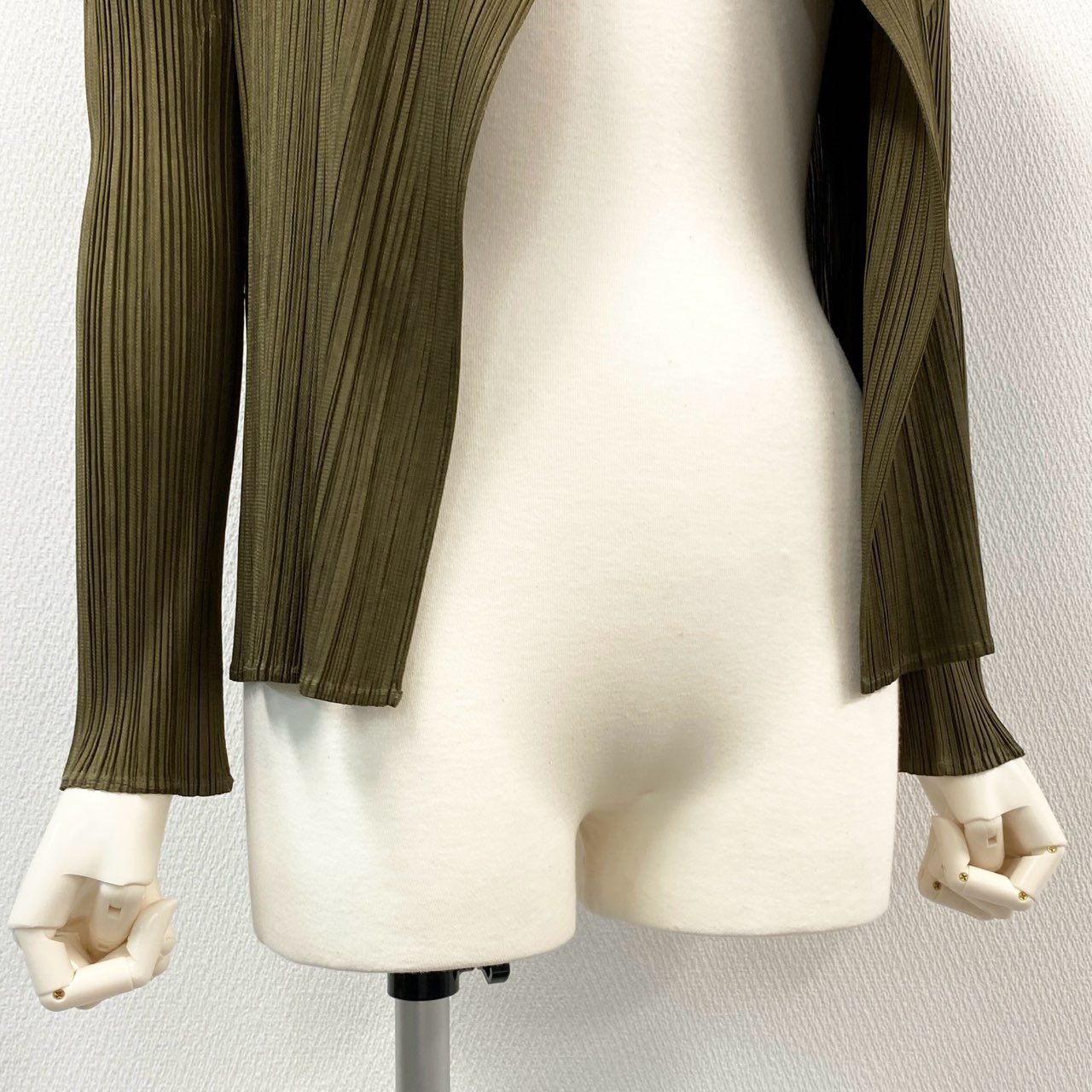 77i8 PLEATS PLEASE ISSEY MIYAKE プリーツプリーズ イッセイミヤケ 日本製 長袖プリーツカーディガン 羽織 ジャケット PP03-J0131 3 ブラウン系 レディースo07t