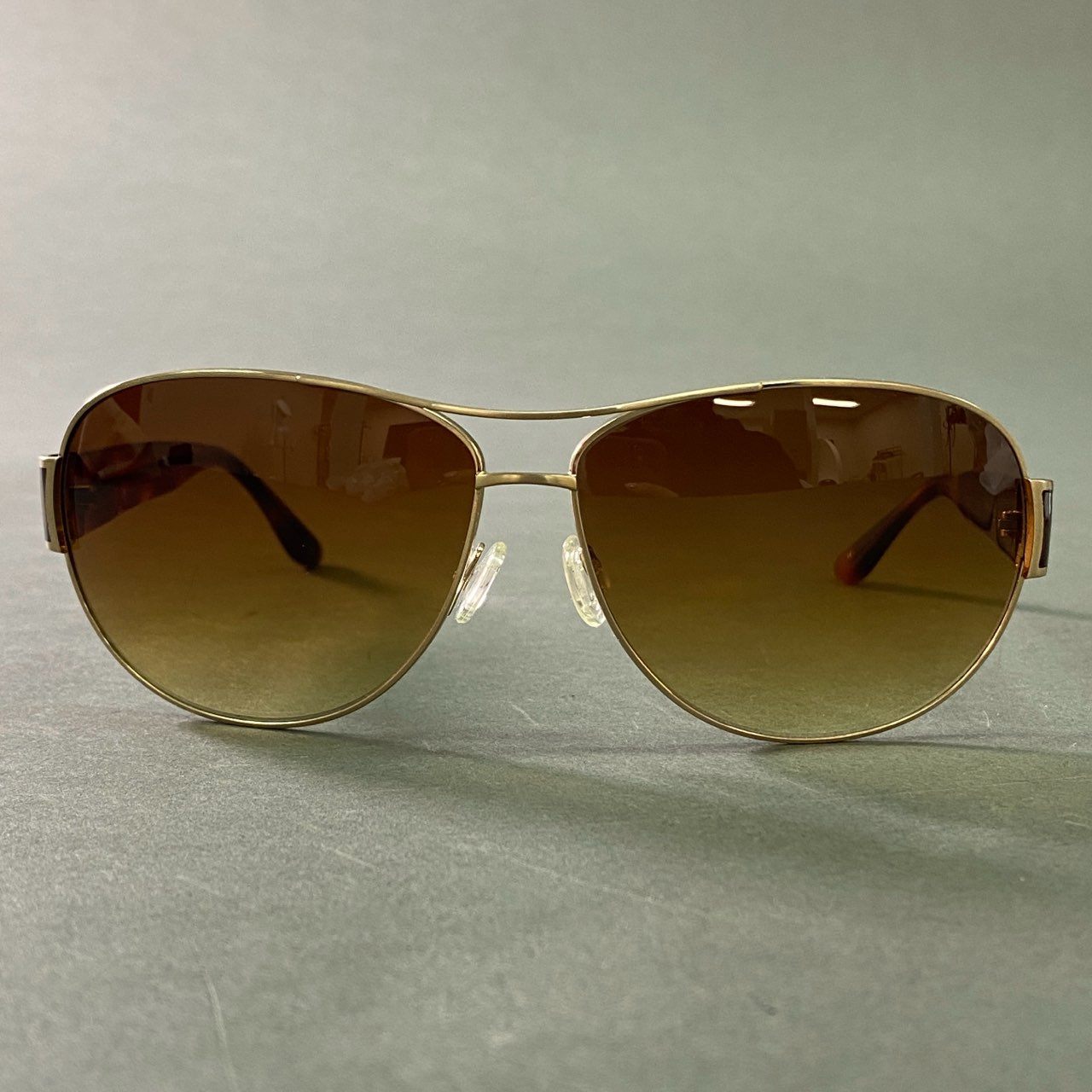 b12 OLIVER PEOPLES オリバーピープルズ Bradford ブラッドフォード ティアドロップ サングラス 63□12-135 ブラウン アイウェア 日本製 眼鏡 ケース付き