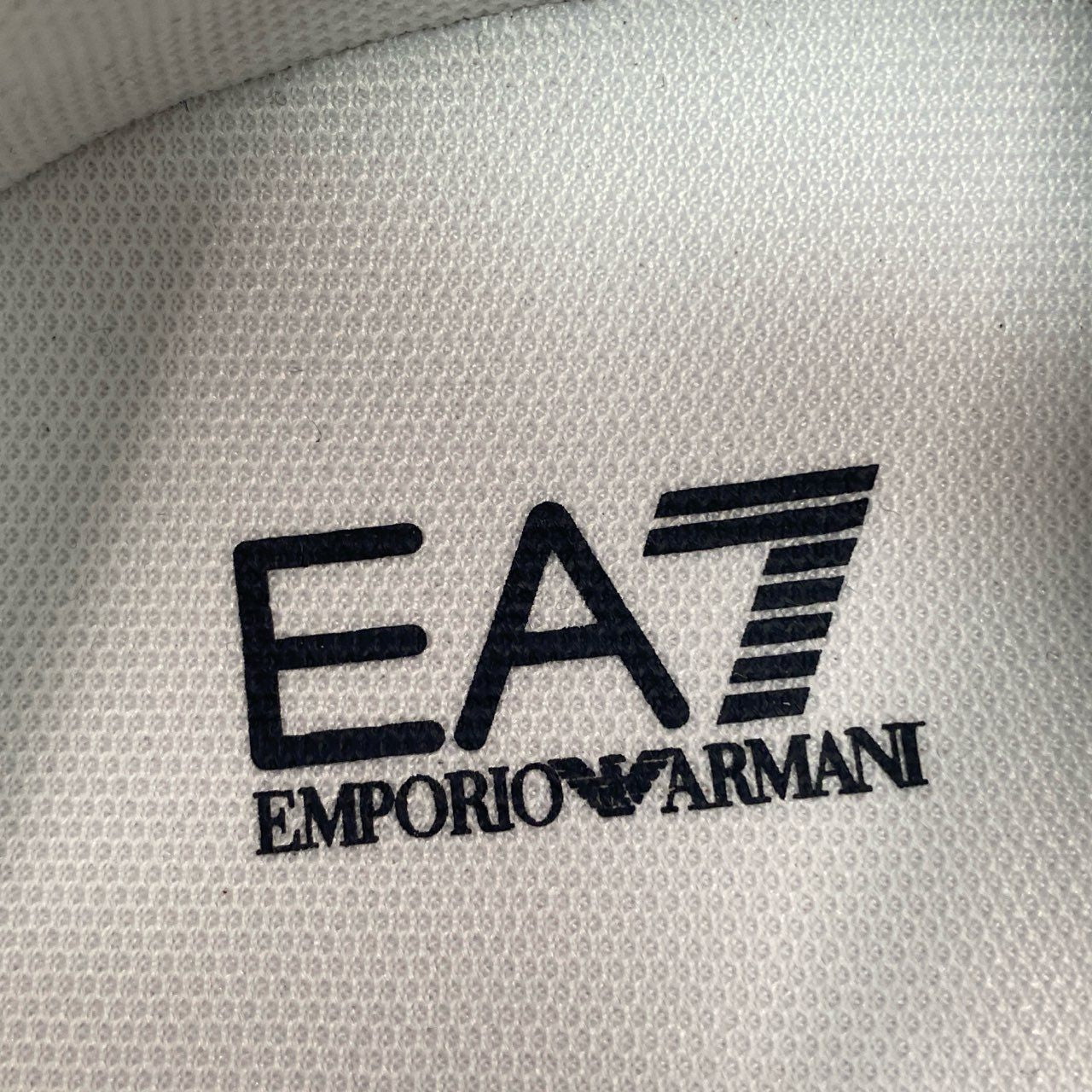1f8 《美品》 EA7 EMPORIO ARMANI エンポリオアルマーニ Trainers スニーカー X8X061 26cm ネイビー ホワイト シューズ 箱付き