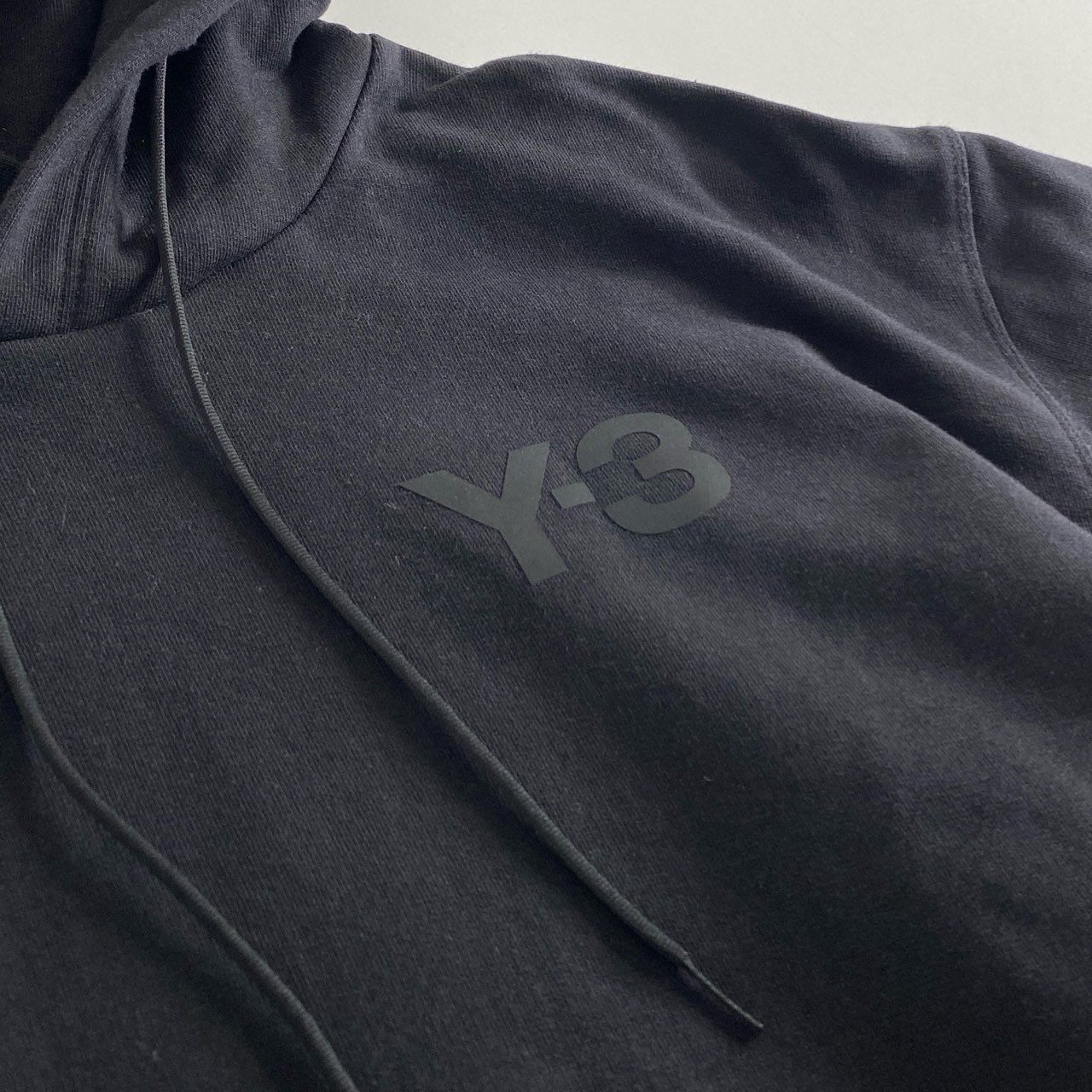 58e11 Y-3 ワイスリー ヨウジヤマモト プルオーバー チェストロゴ スウェットパーカー フーディ CLASSIC CHEST LOGO HOODIE GV4198 Mサイズ ブラック コットン