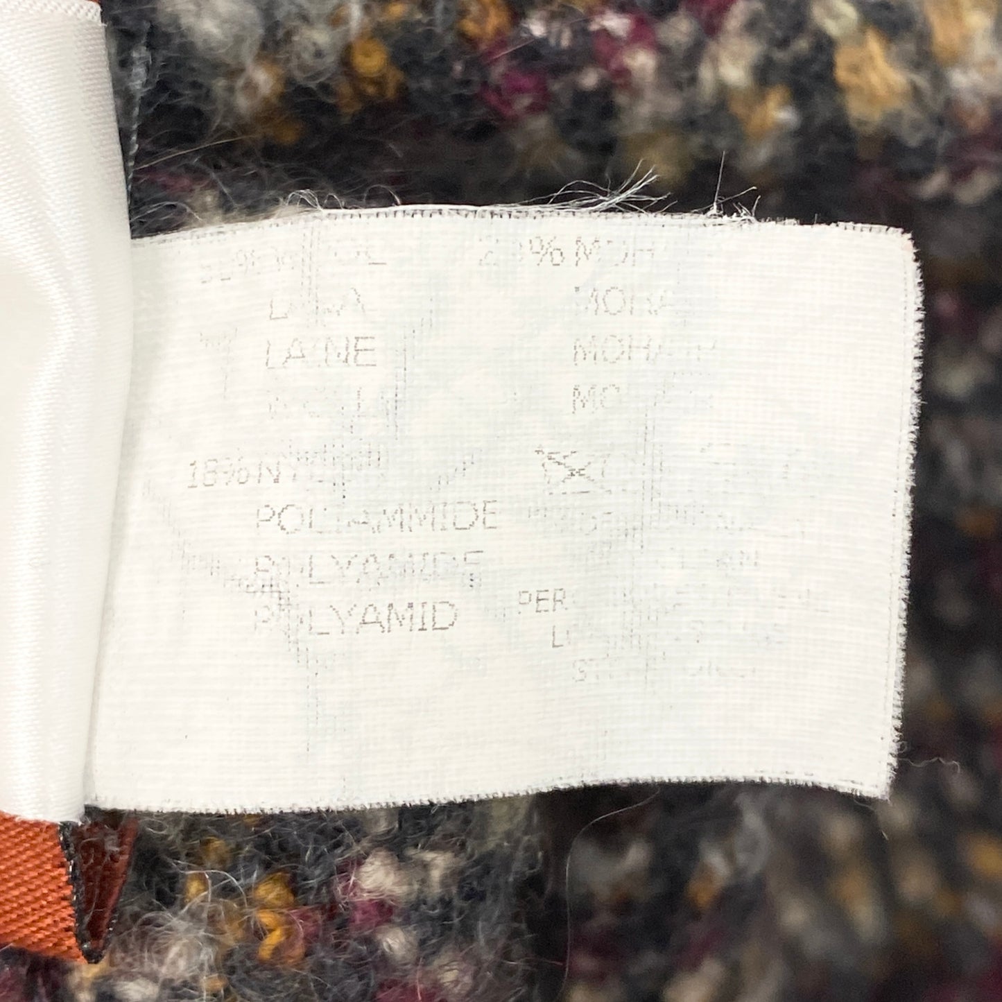 16h9《美品》MISSONI ミッソーニ ニットジャケット ニットコート ボーダー ファー イタリア製 92 マルチカラー レディースu02t
