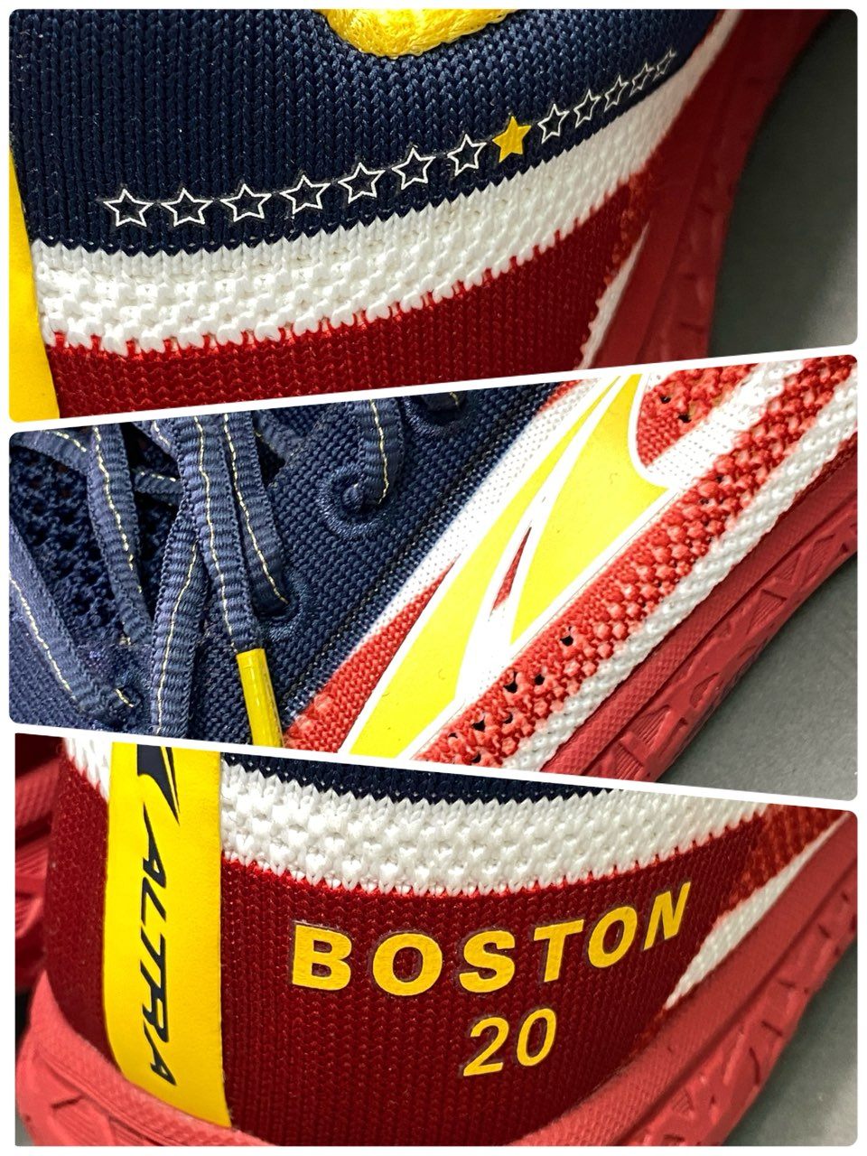 5a5 《美品》 ALTRA アルトラ Escalante Racer エスカランテレーサー Boston 20 ボストン スニーカー US7 レッド ネイビー ランニングシューズ