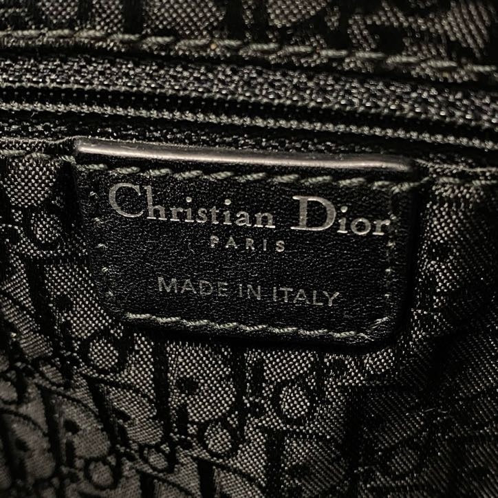 e4 《美品》 Christian Dior クリスチャンディオール ガリアーノ期 チェーンメイル ワンハンドルバッグ John Galliano Chainmail Detail Bag ブラックt18rt18r