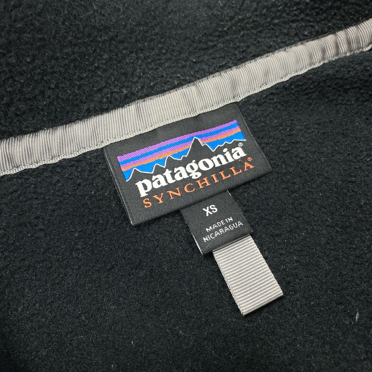 52h25 patagonia パタゴニア SYNCHILLA SNAP T シンチラフリーススナッププルオーバー ジャケット 25580SP18 XSサイズ ブラック メンズo07t