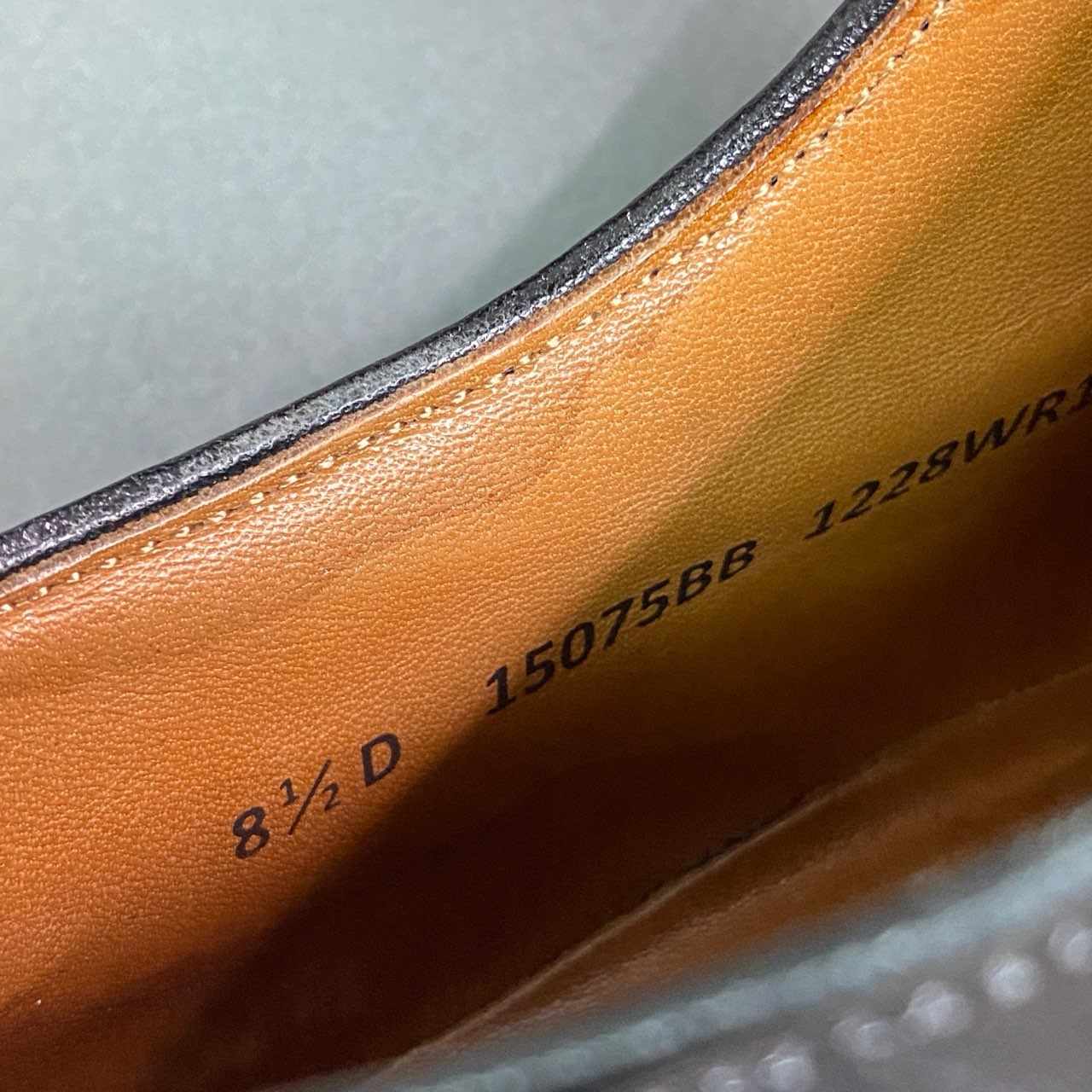 3f8 WHEEL ROBE ウェールローブ × BLUE BLUE ブルーブルー レザードレスシューズ 8 1/2 ブラック Leather ビジネス オフィス