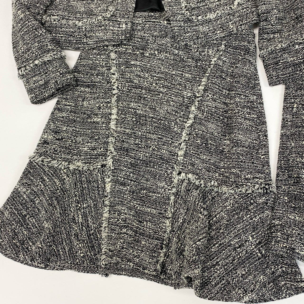 23f18 Brooks Brothers ブルックスブラザーズ 3点セット ツイード ジャケット/スカート/ワンピース セレモニー 入学式 サイズ2 グレー レディース