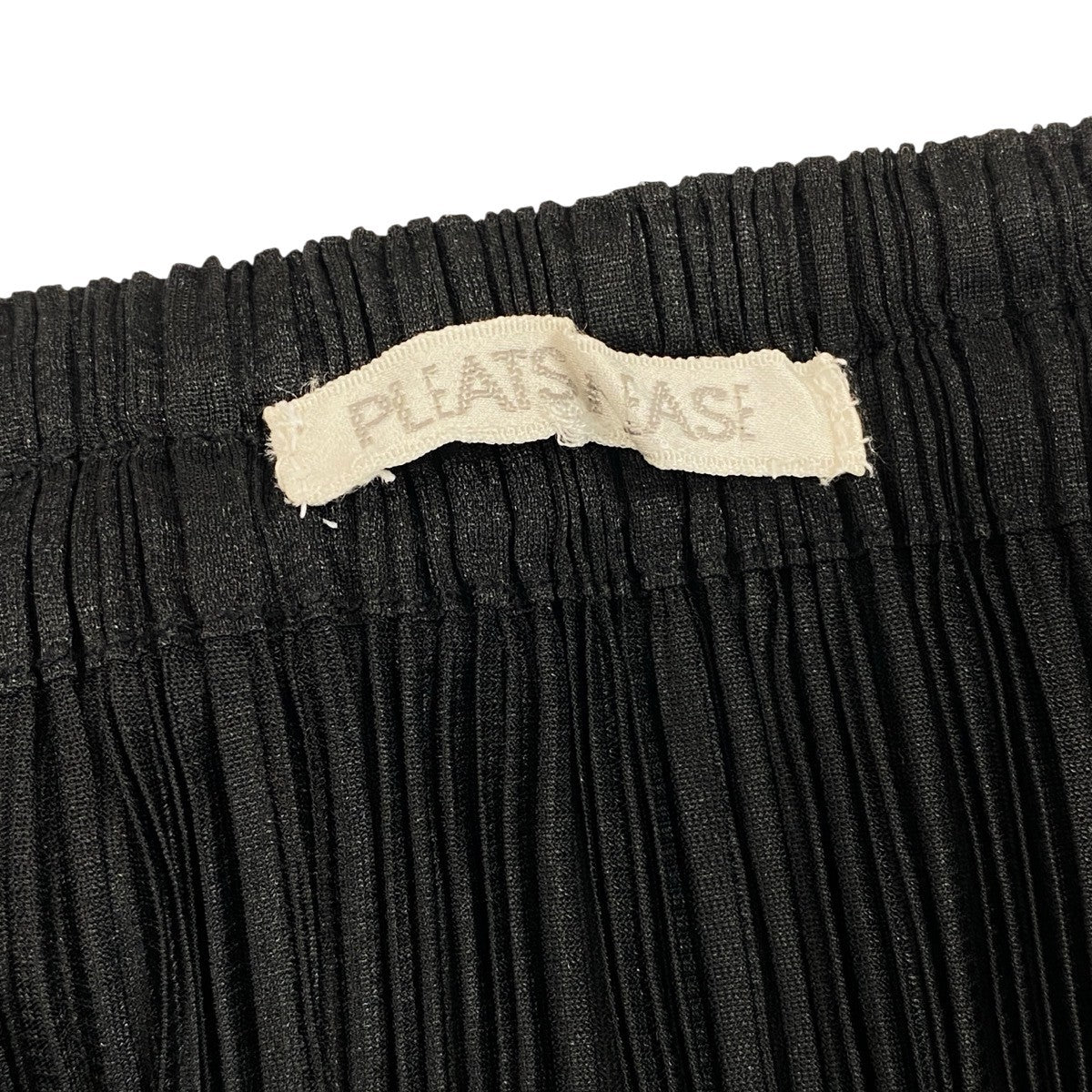 Ah28 PLEATS PLEASE プリーツプリーズ プリーツ加工 ロング タイトスカート ブラック レディースo07t