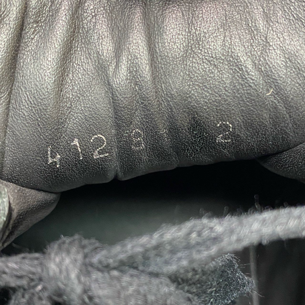 3a27 BALENCIAGA バレンシアガ ARENA アリーナ ハイカットスニーカー シューズ レザー 412381 42 ブラック 本革