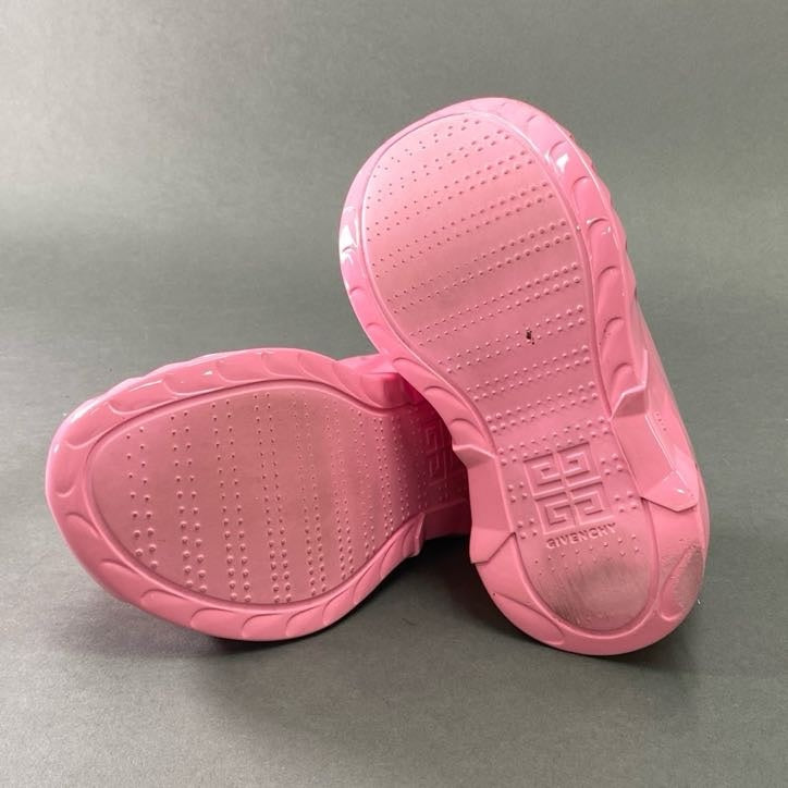 4f4 《美品》 GIVENCHY ジバンシー マシュマロ プラットフォーム サンダル 36 ピンク ラバー 厚底 シューズ 夏