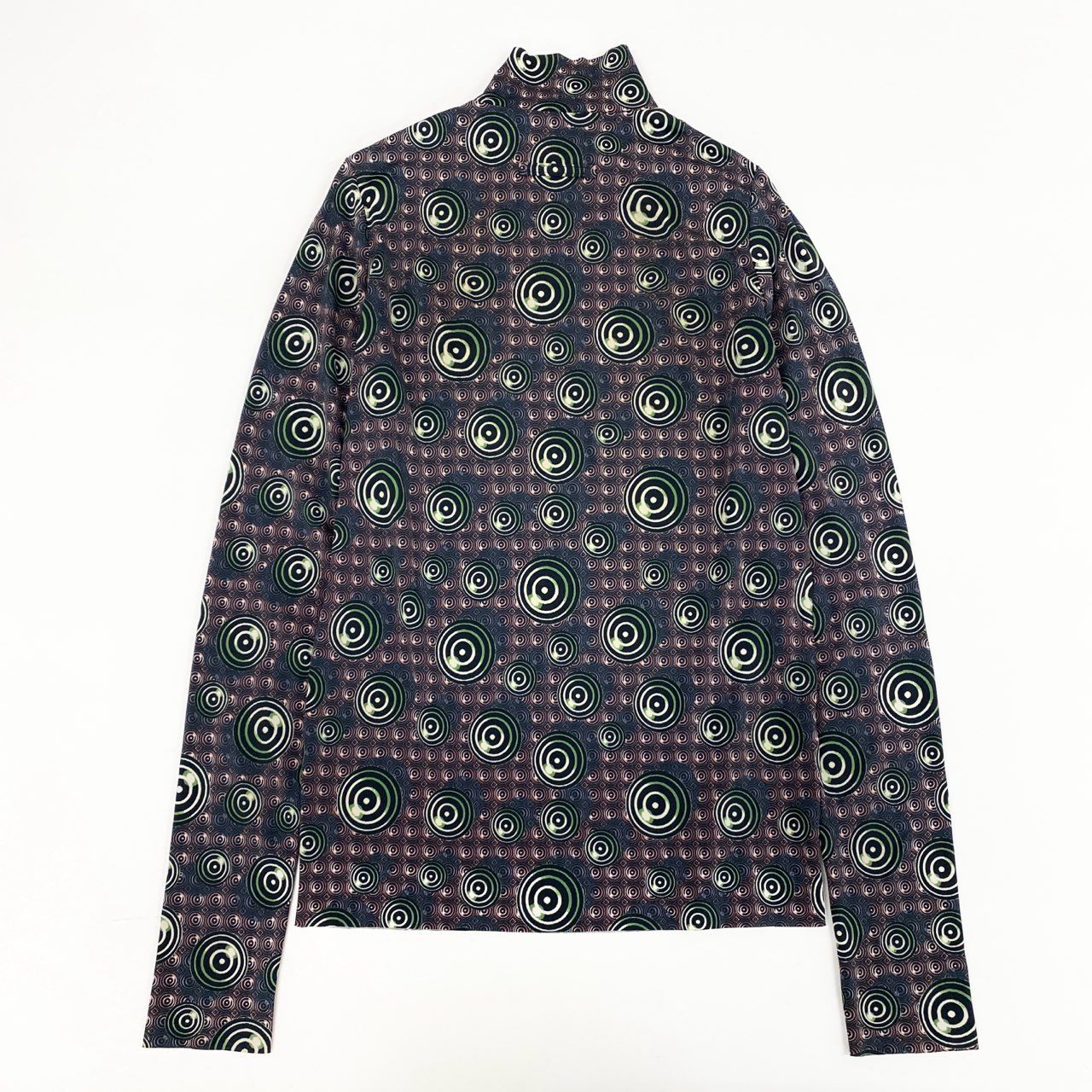 48h13《希少》 Jean Paul GALTIER HOMME ジャンポールゴルチエ 1996年 サークルプリント サイケデリック Tシャツ カットソー トップス サイズ48 マルチカラー 96FW アーカイブu02t