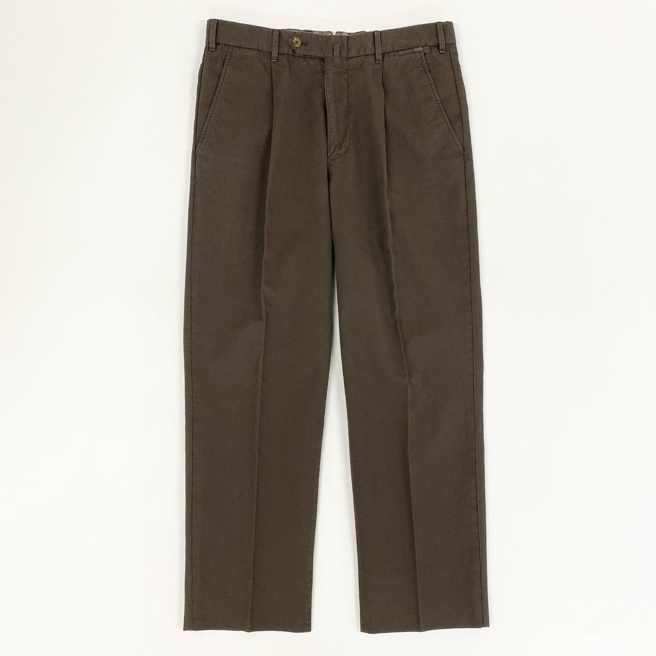 5c21 Belvest ベルベスト ボトムス コットンパンツ スラックスパンツ チノパンツ イタリア製 センタープレス PN206T 48 ブラウン コットン100%