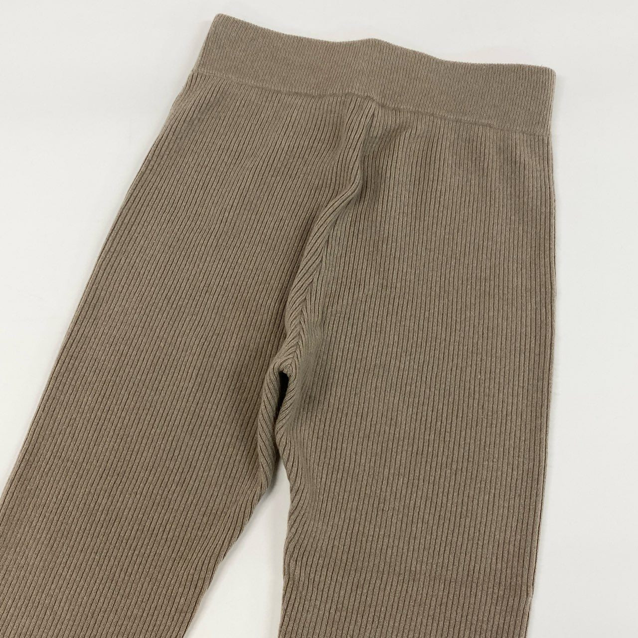 37f24 DEUXIEME CLASSE ドゥーズィエムクラス ニットパンツ ボトムス フレアパンツ カシミヤ100% 総カシミア カシミヤニット レディース 38 ベージュ