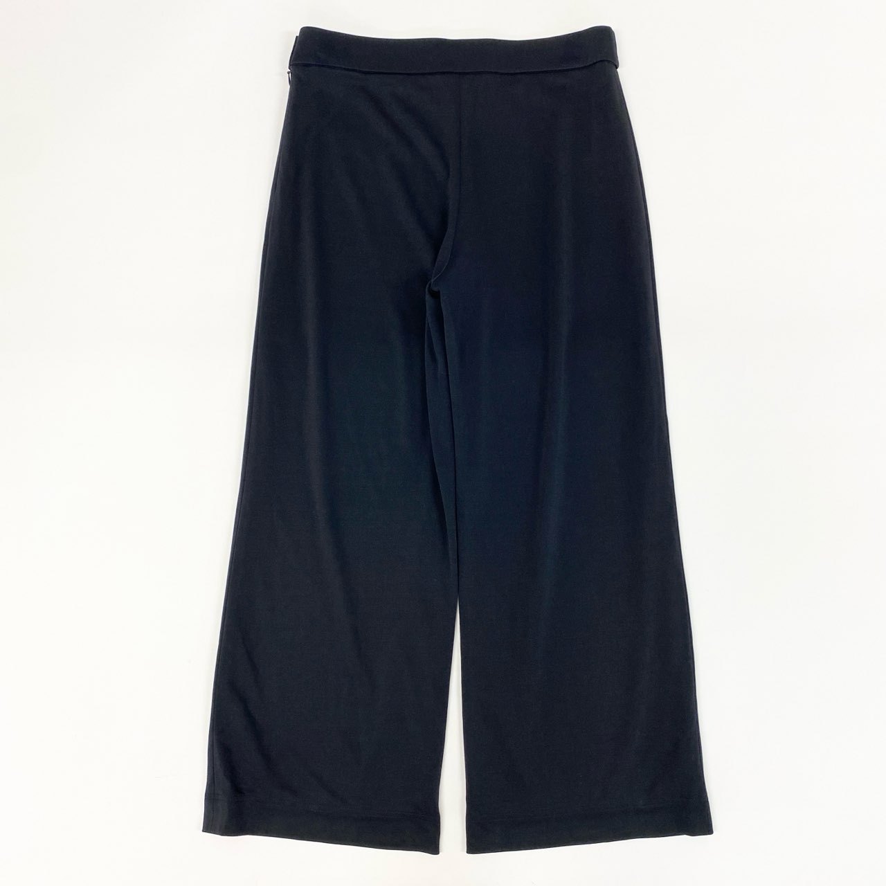 56H1 LEONARD レオナール ボトム サイドジップ ストレートパンツ ストレッチ カンカン素材 レディース 女性用 0143353 42 ブラックu02t