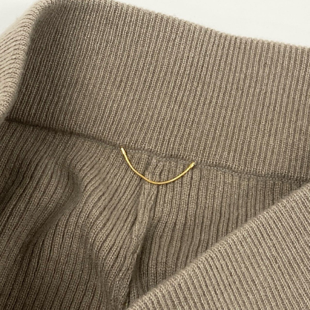 37f24 DEUXIEME CLASSE ドゥーズィエムクラス ニットパンツ ボトムス フレアパンツ カシミヤ100% 総カシミア カシミヤニット レディース 38 ベージュ