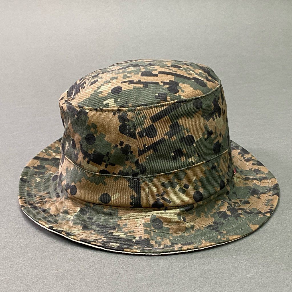 d7 Supreme シュプリーム COMME des GARCONS コムデギャルソン SHIRT 13SS Crusher Hat デジカモドット クルーザーハット S/M カーキ