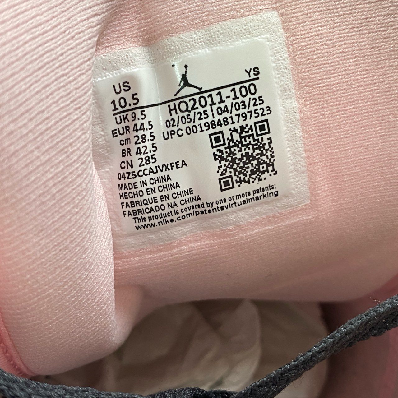 1d20 《極美品》 NIKE ナイキ AIR JORDAN 1 MID CAVE STONE エアジョーダン HQ2011-100 28.5cm スニーカー シューズt18r