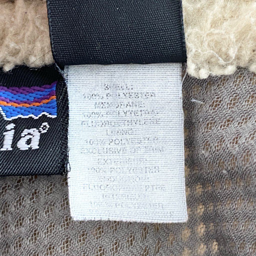 83h27 patagonia パタゴニア Classic Retro-X Jacket クラシックレトロ フリースジャケット ボアブルゾン 23055 サイズS ベージュ ポリエステル100% メンズ アウトドア