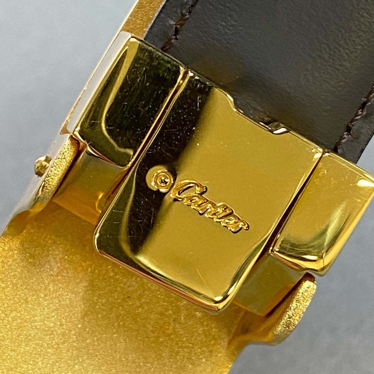 f8 Cartier カルティエ ラブベルト ゴールド金具 68.5-75 ブラック レザー アクセサリー レディース 小物