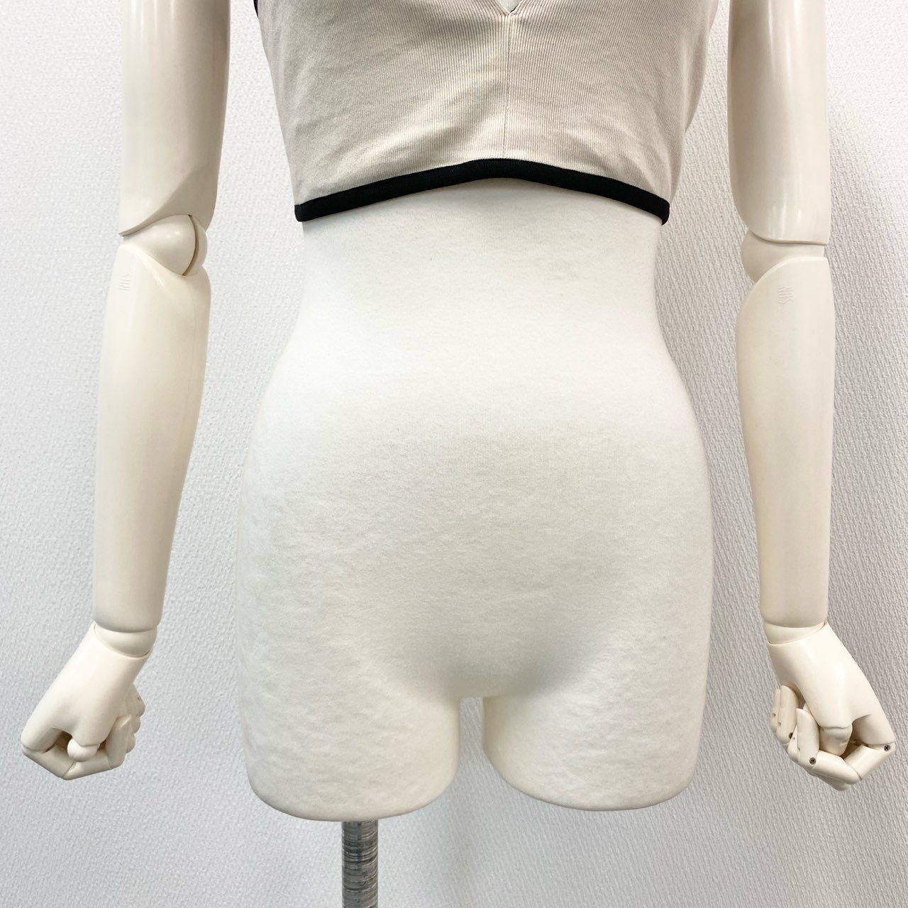 41h24《美品》 FUMIE TANAKA フミエタナカ cross bustier ビスチェ トップス 24ss FREE ブラック アイボリー レディースu02t