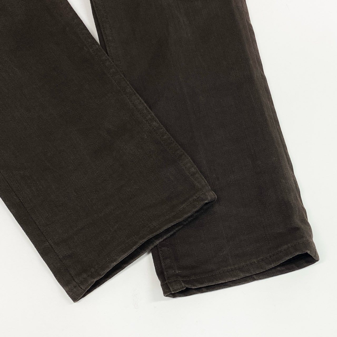 76g2 【Archive】NUMBER NINE ナンバーナイン ハイストリート期 オルテガ デニムパンツ F07-NNP009 サイズ3×レングス32 ブラウン メンズ