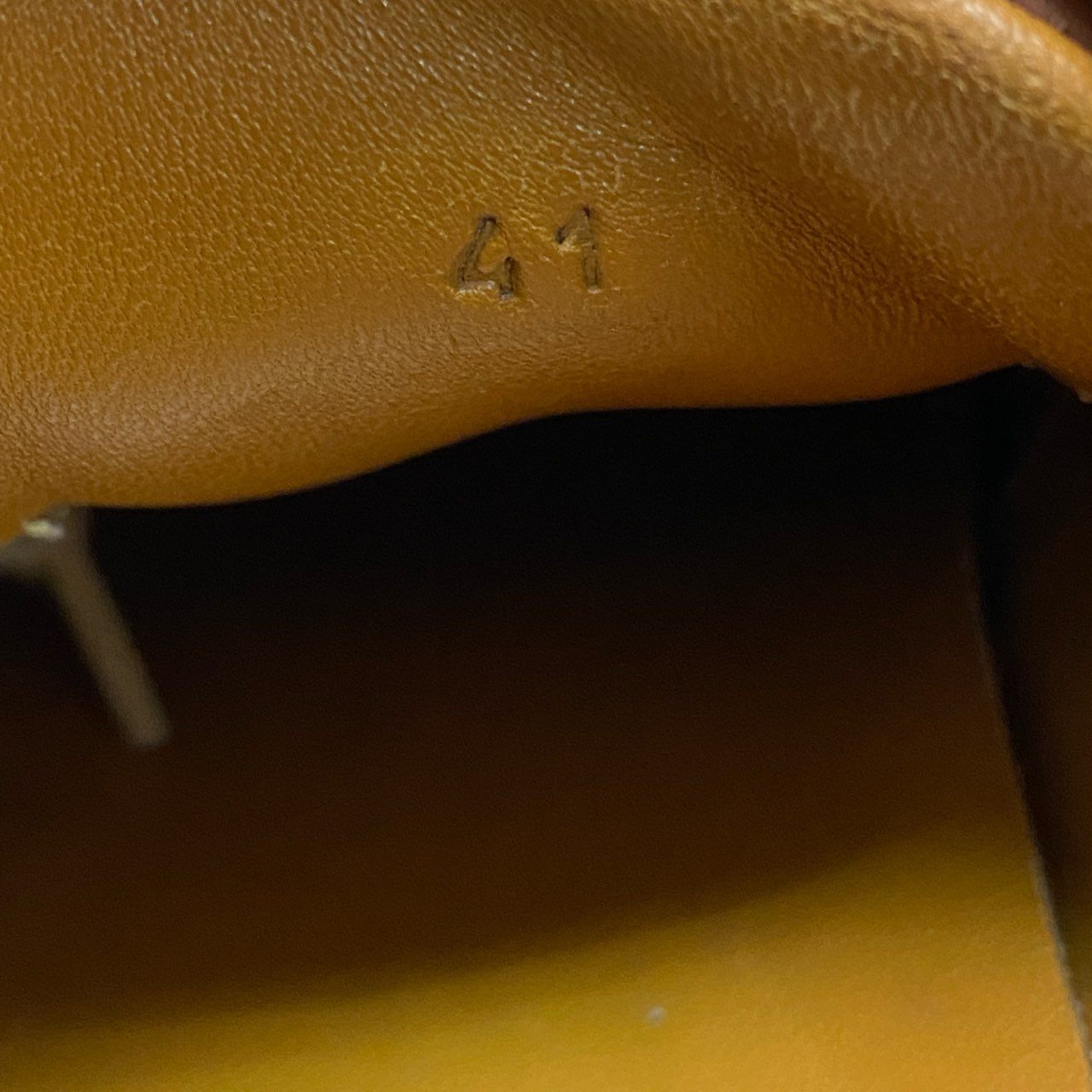 9e26 HERMES エルメス クイック レザースニーカー 41 ライトブラウン Leather シューズ イタリア製