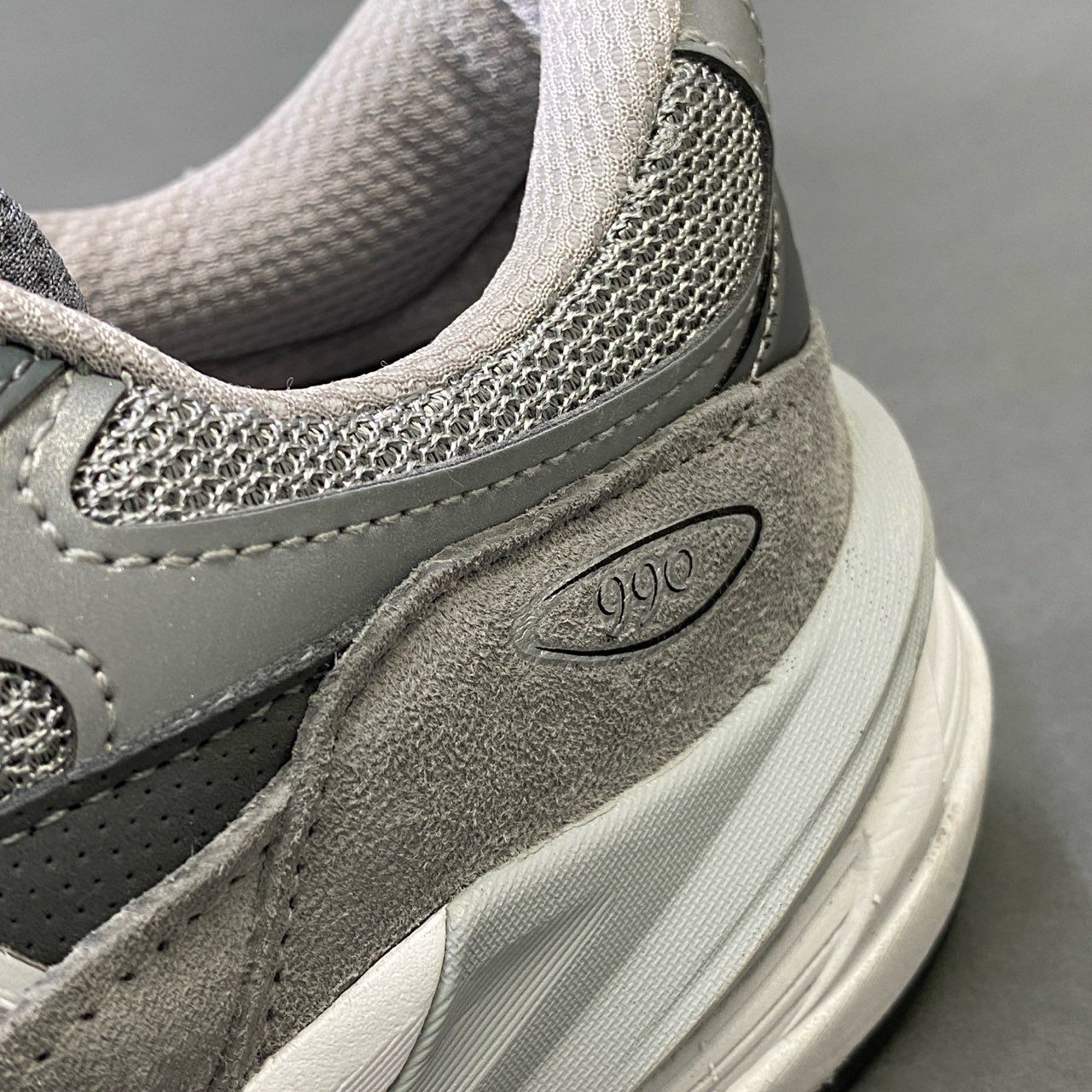 1g8《美品》 new balance ニューバランス USA製 990 V6 スニーカー M990GL6 25cm グレー レザー シューズ