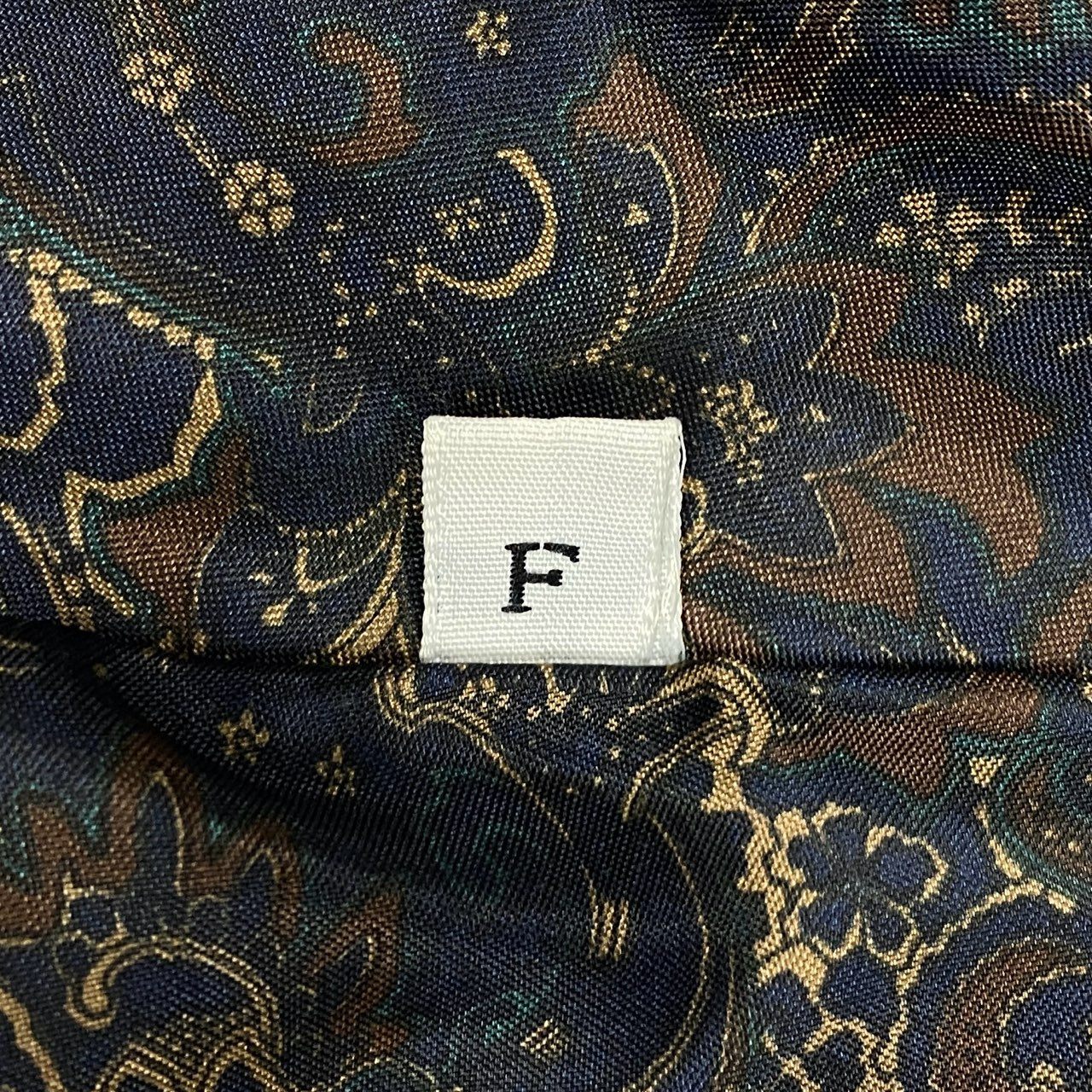 7b22 希少デザイン シェアード ロングコート サイズF パープル 本毛皮 総柄 Shared Fur Long Coatt18r