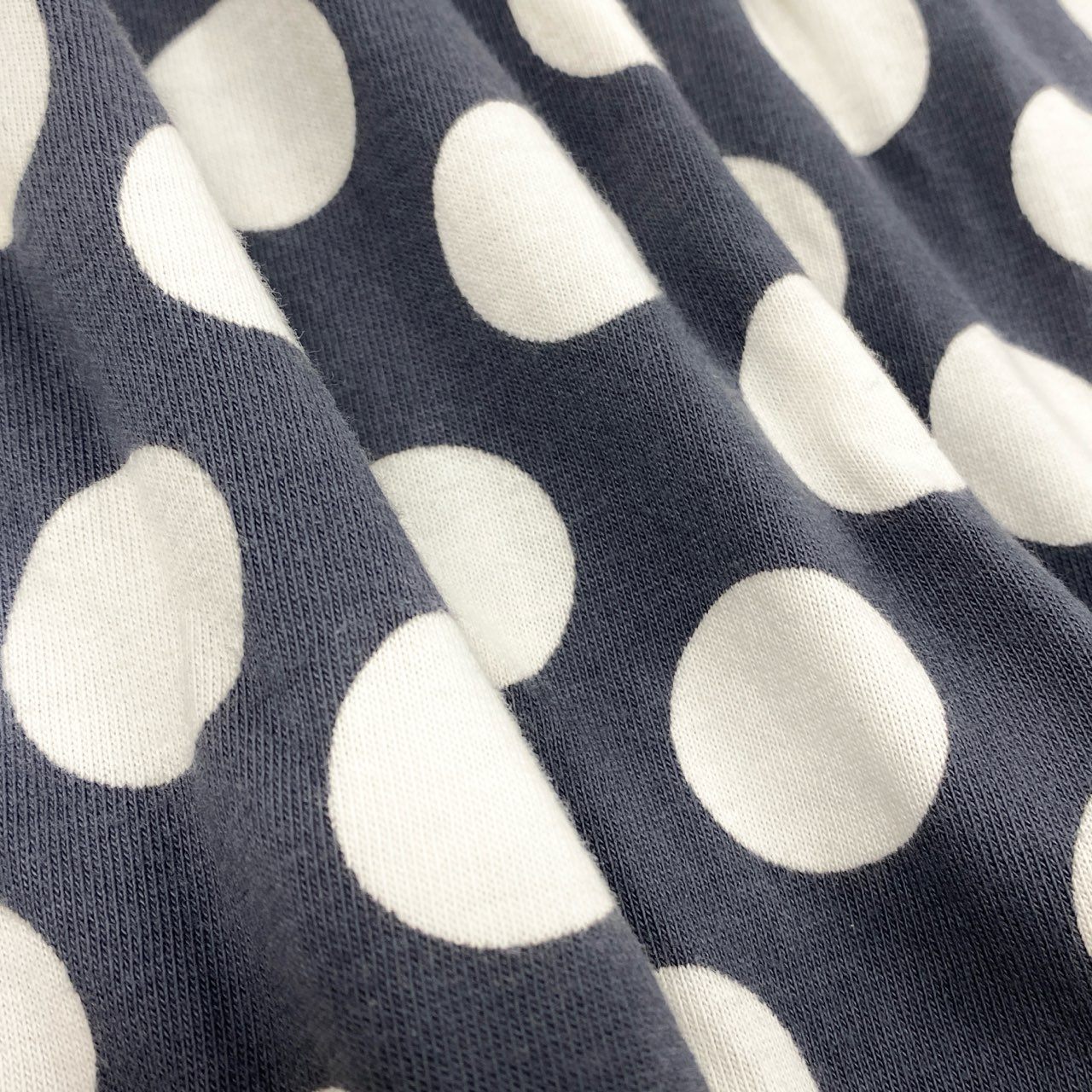 65g18 定価¥47.300 tao タオ COMME des GARCONS コムデギャルソン ドット柄 フロントリボン カットソー M グレー Tシャツ AD2022