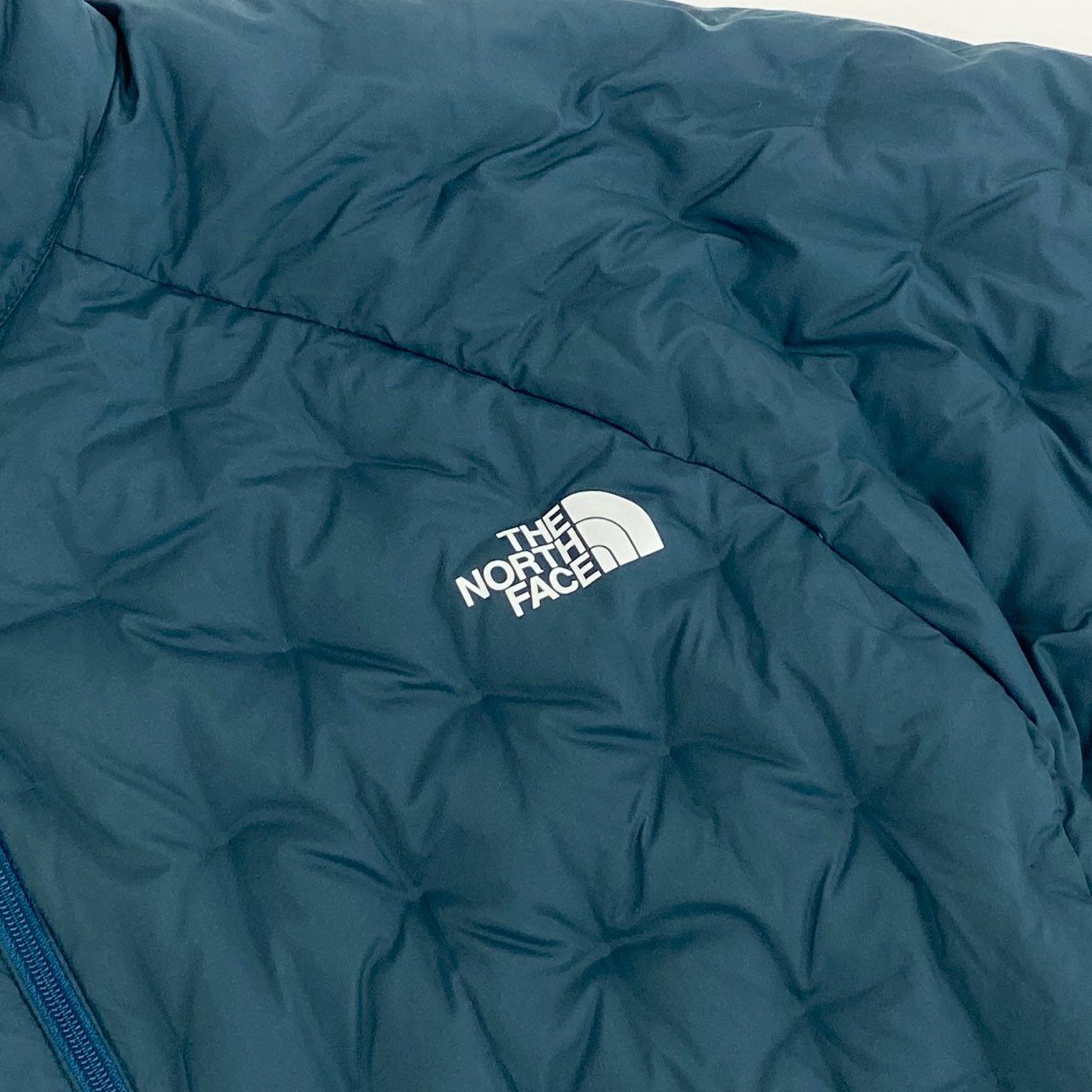 8h4 THE NORTH FACE ザノースフェイス Astro Light Jacket アストロライトジャケット ダウンジャケット ロゴプリント ND91817 XXL グリーン メンズk02i
